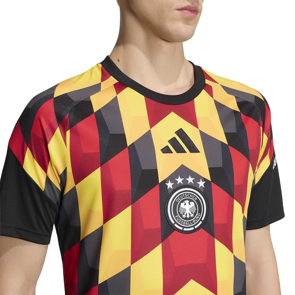 Maglia pre-partita Germania Casa, Coppa del Mondo 2026 nero , adidas Performance