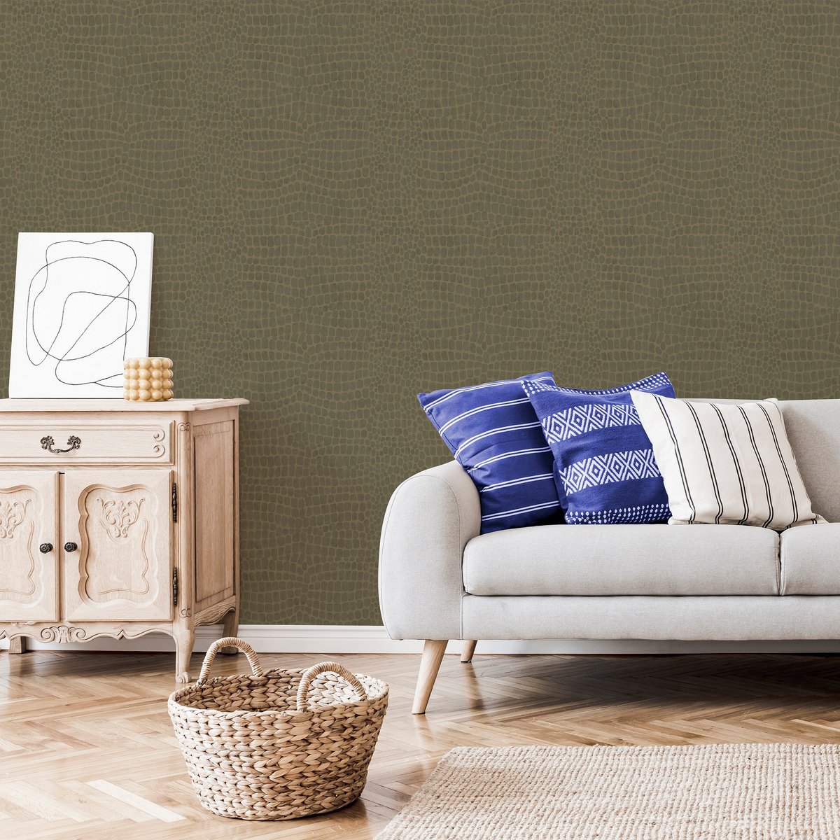 Papier peint Croco vert, SUPERFRESCO EASY