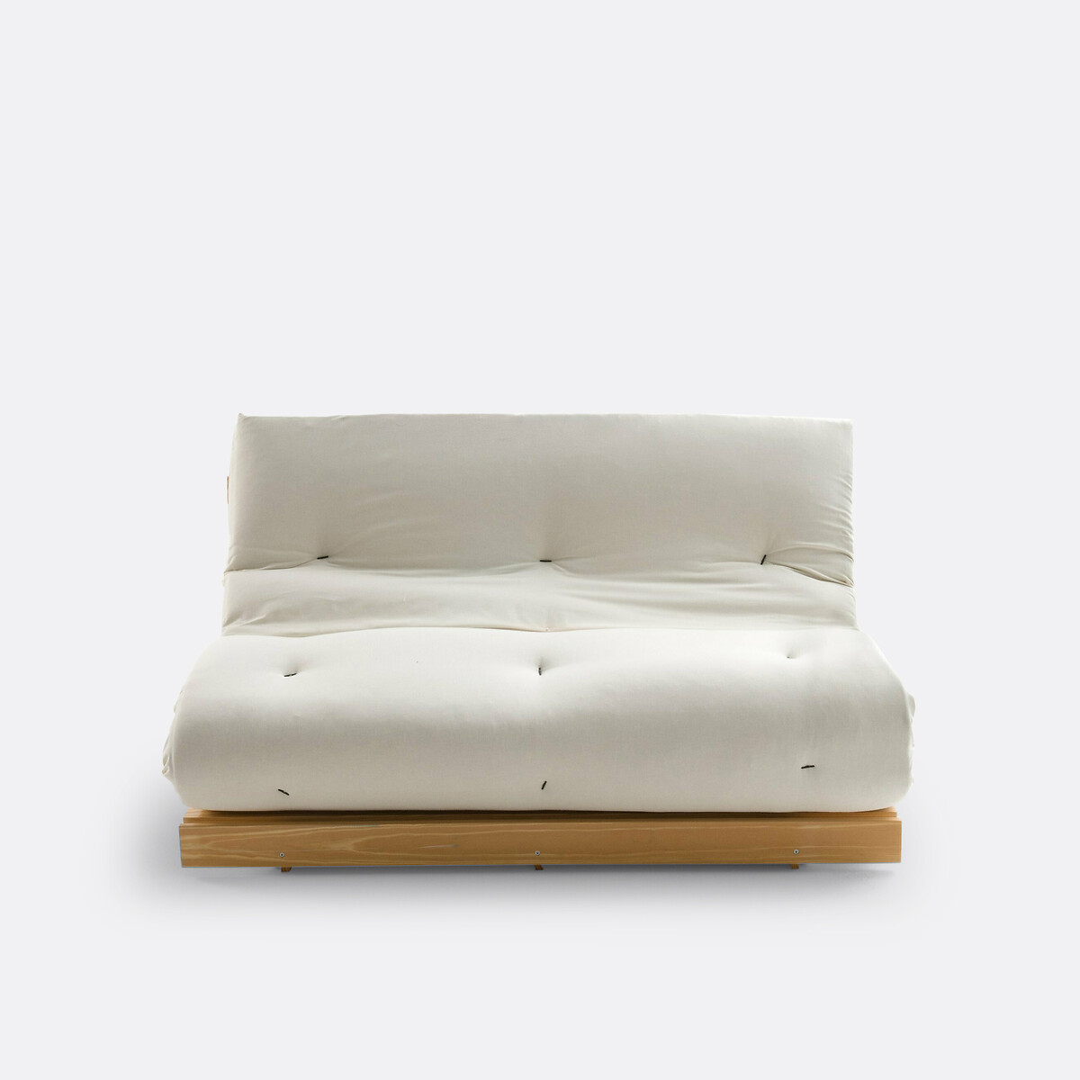 Matelas futon , mousse souple, en coton et polyester, THAI beige écru, LA REDOUTE INTERIEURS