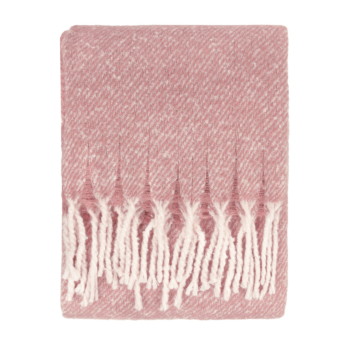 Nature Isla Woven Tasselled Throw heather, WYLDER