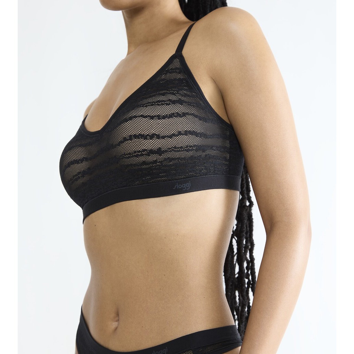 Free Evolve Non-Underwired Bra black, SLOGGI