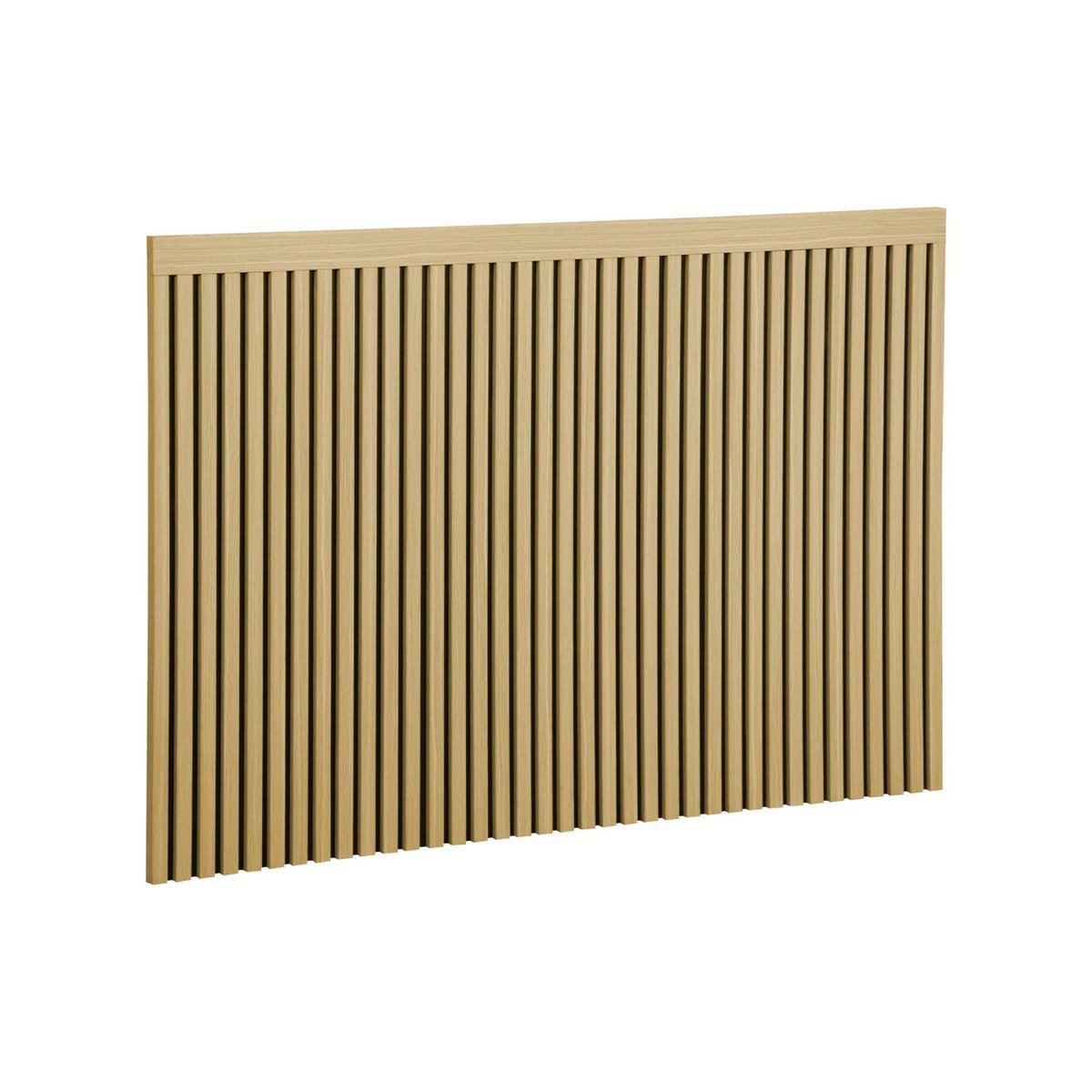 Tête de lit décor bois tasseaux décoratifs 140cm HEDDO naturel, SWEEEK