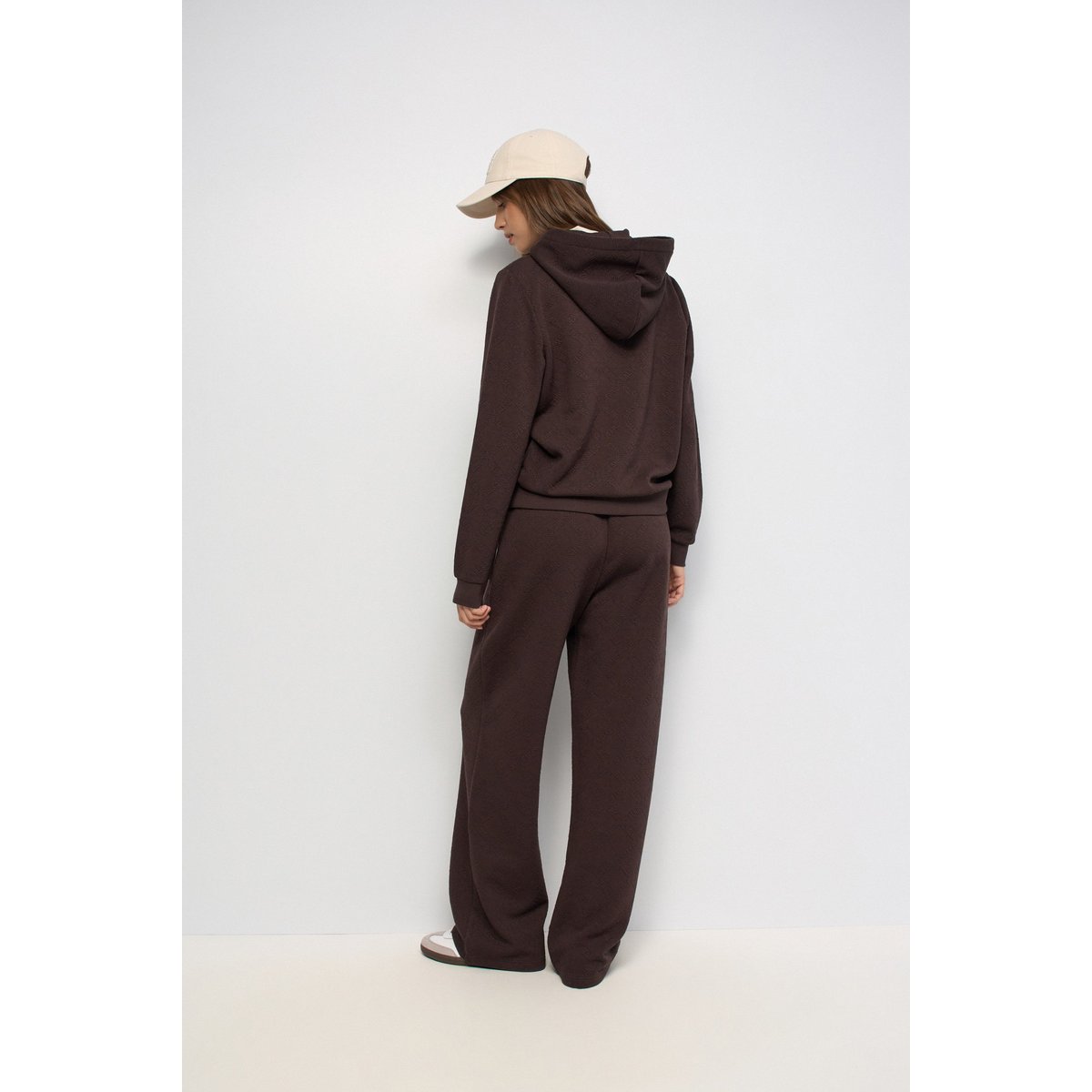 HOODIE EN JACQUARD marron, SALSA JEANS