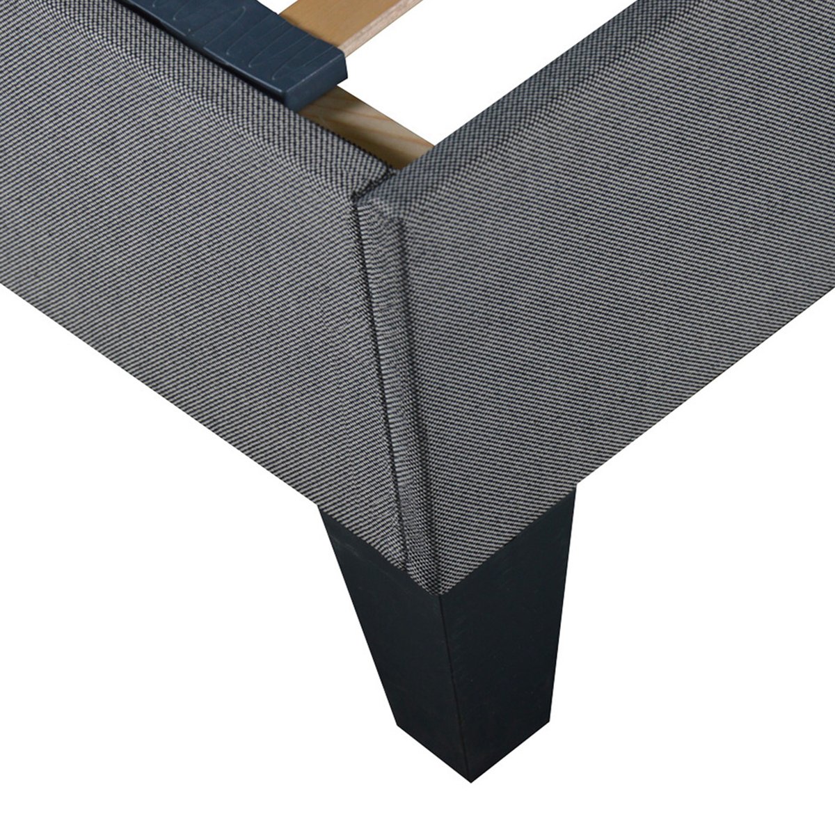 Sommier à lattes en bois Ergostar 180x200 cm Coloris Gris clair Livré en kit gris clair, BELLECOUR