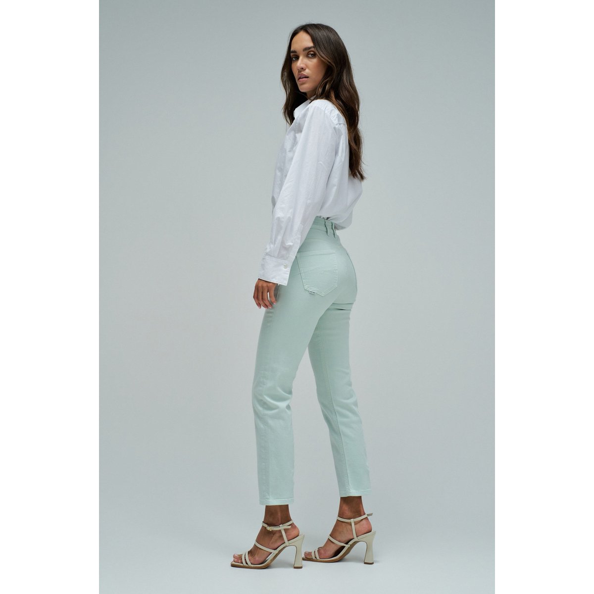 JEAN FAITH PUSH IN CROPPED SLIM rose, SALSA JEANS
