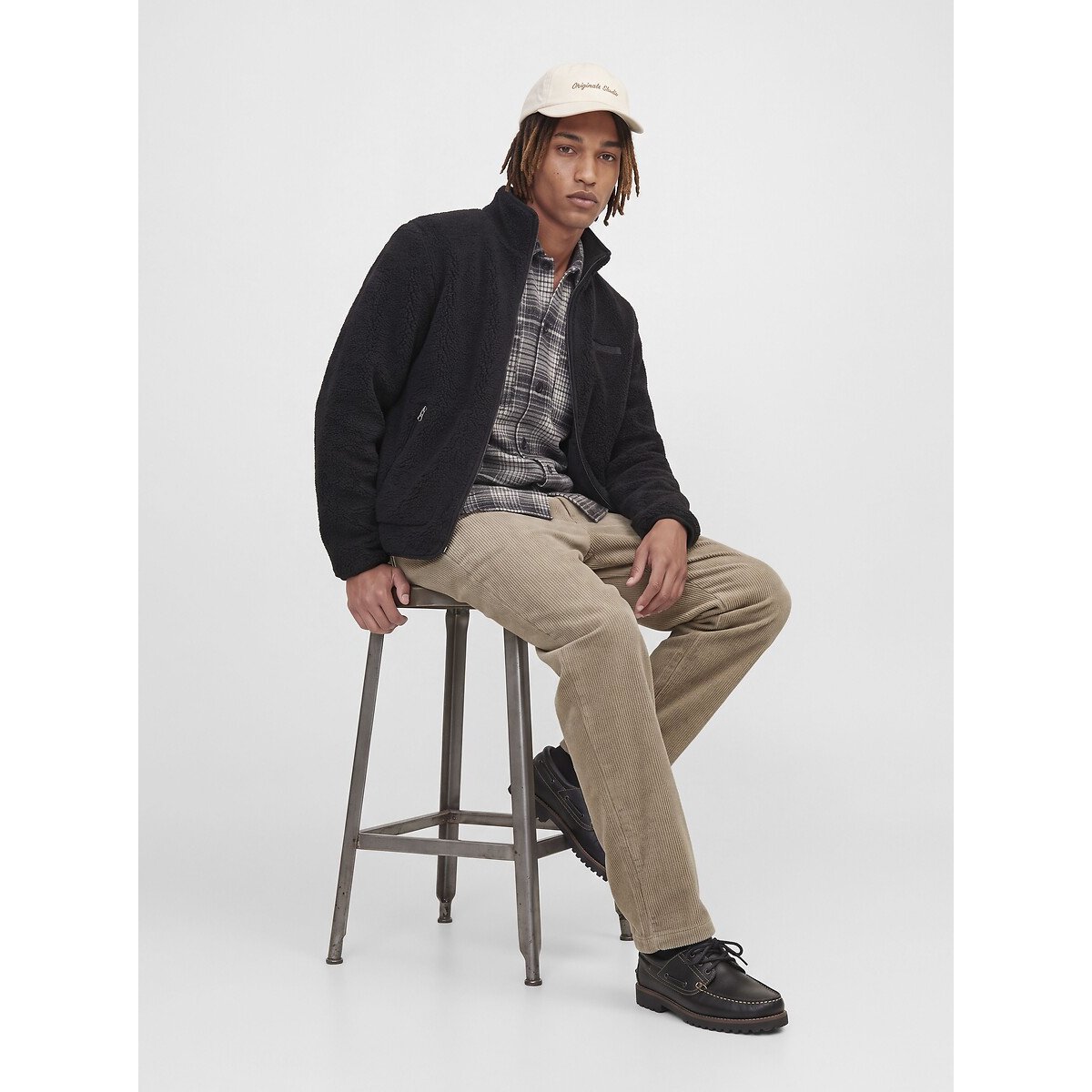 Corduroy Drawstring Trousers beige, JACK & JONES