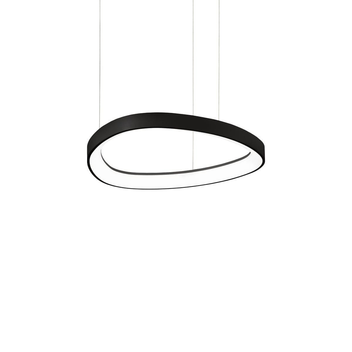 Suspension    lumière chaude  GEMINI noir, IDEAL LUX