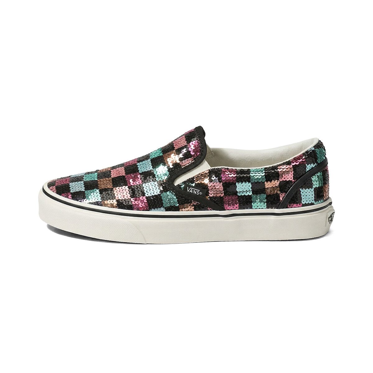 Slip on Classic multicolore pailleté, VANS