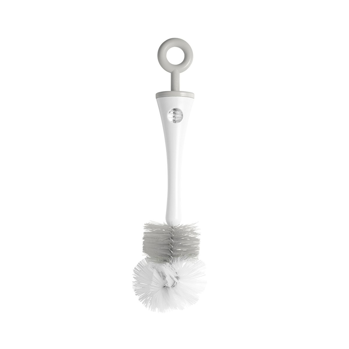 Goupillon 2 en 1 compatible tous biberons gris, BEABA