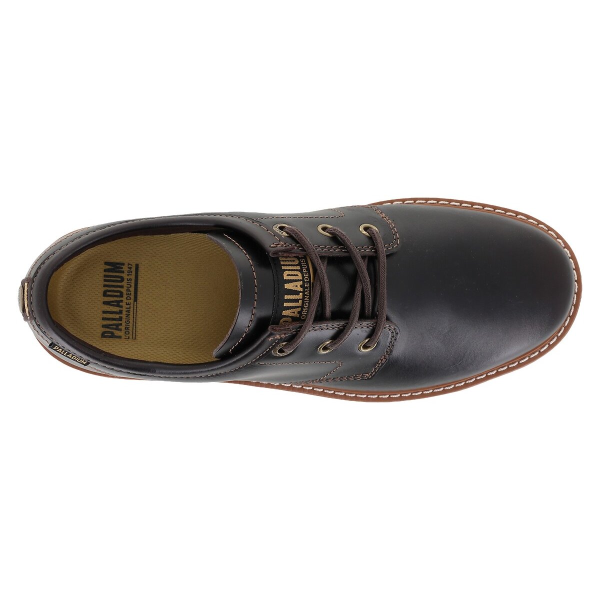 Derbies en cuir, Trooperlite Ox marron, PALLADIUM
