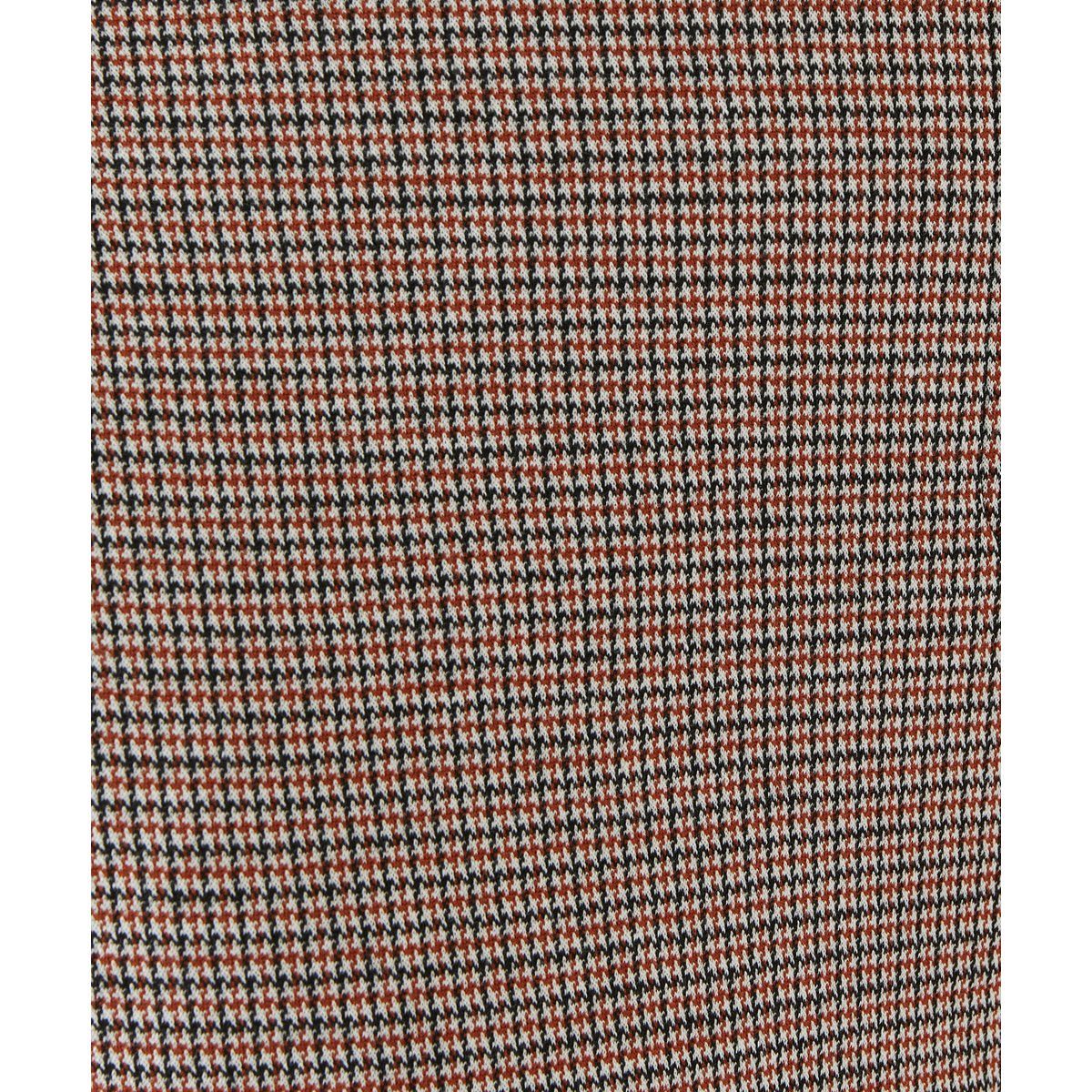 Pantalon 7/8ème maille milano orange teracotta pied de poule, DAMART