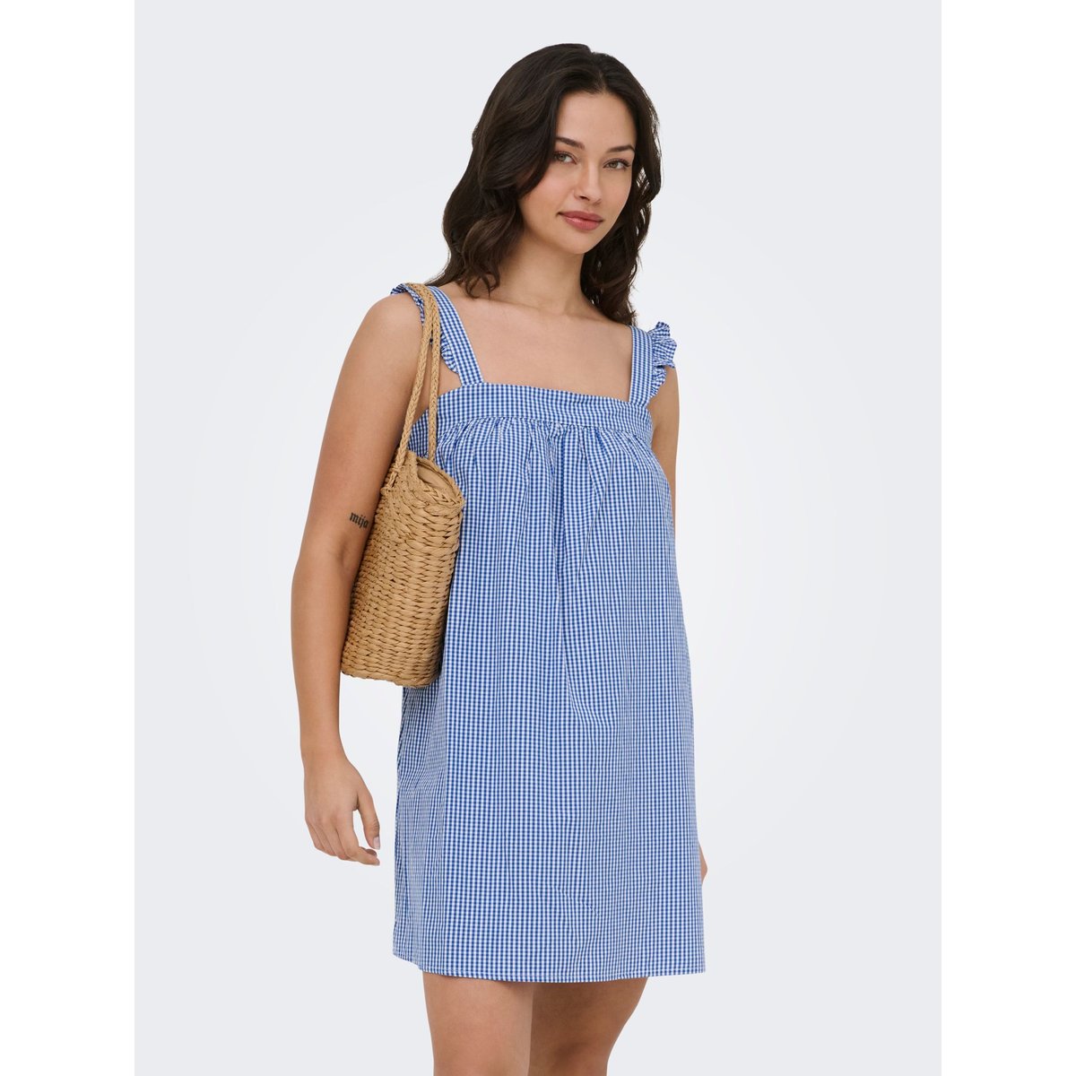 Robe blue bonnet, ONLY