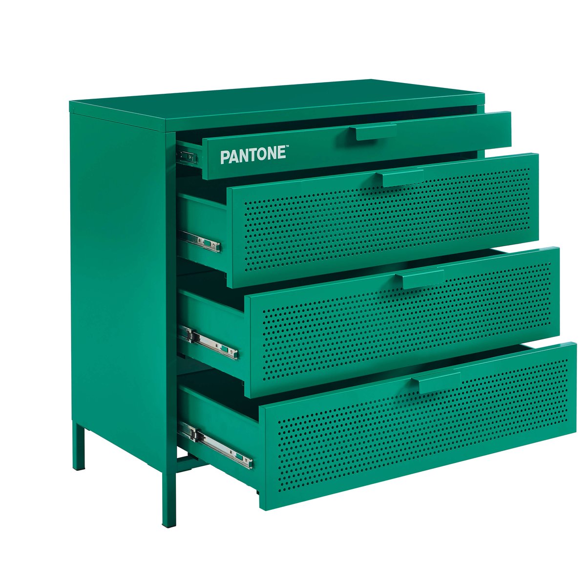 Commode en acier emeraude / tcx 17-6030, PANTONE