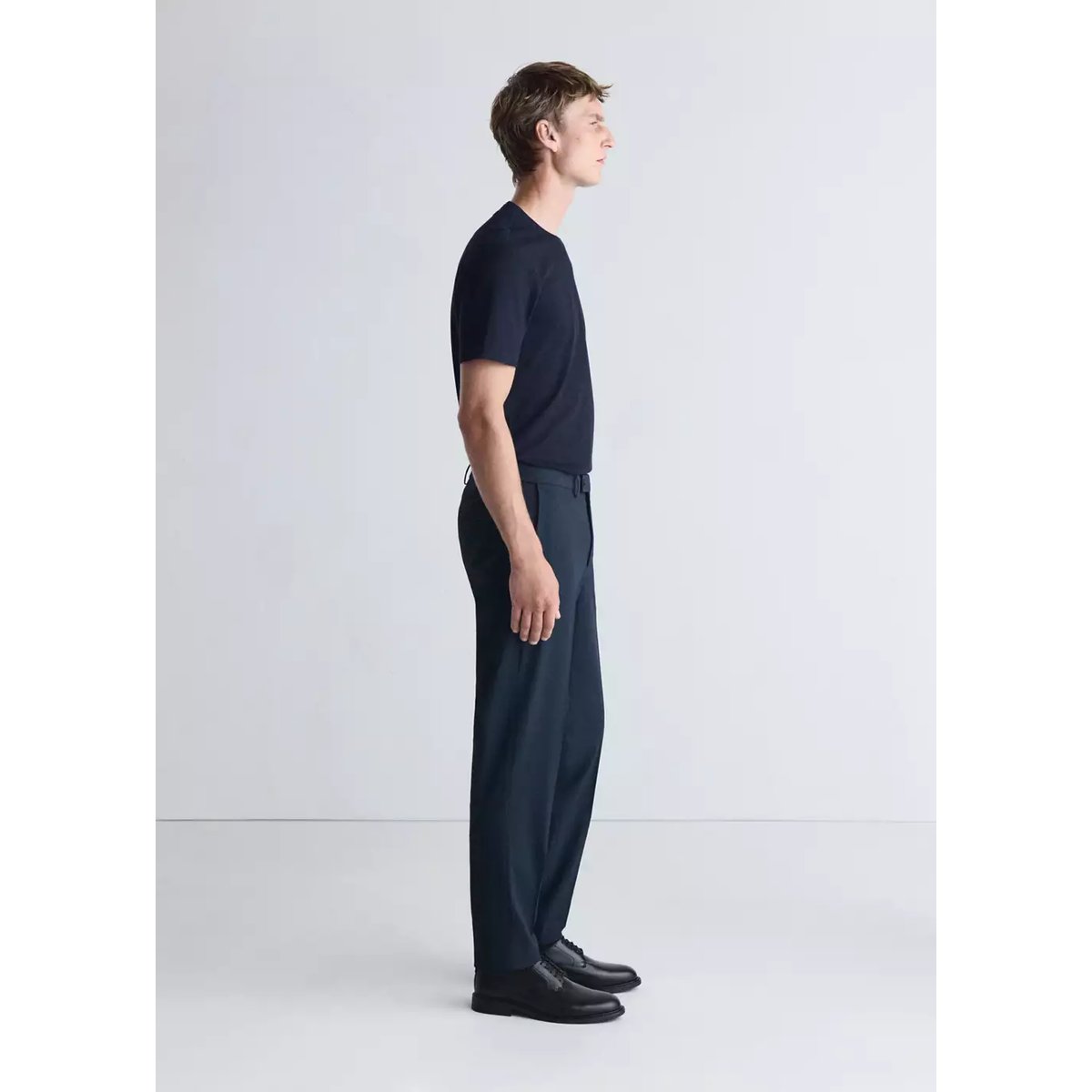 Pantalon thermorégulateur coupe slim bleu, MANGO MAN