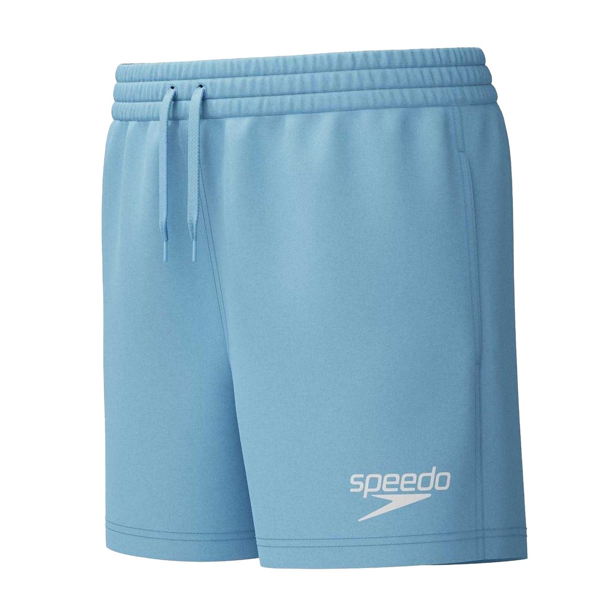 Short de bain à taille élastiquée motif/style logo ESSENTIAL bleu, SPEEDO
