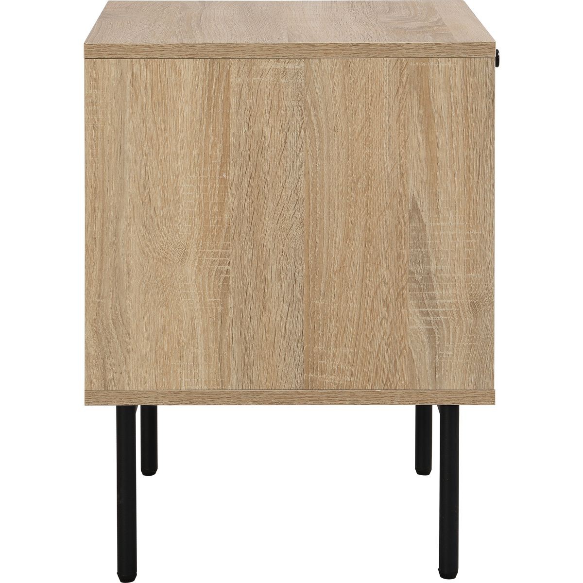 Table de chevet 1 tiroir effet chêne - SOLNA chêne, HOMIFAB