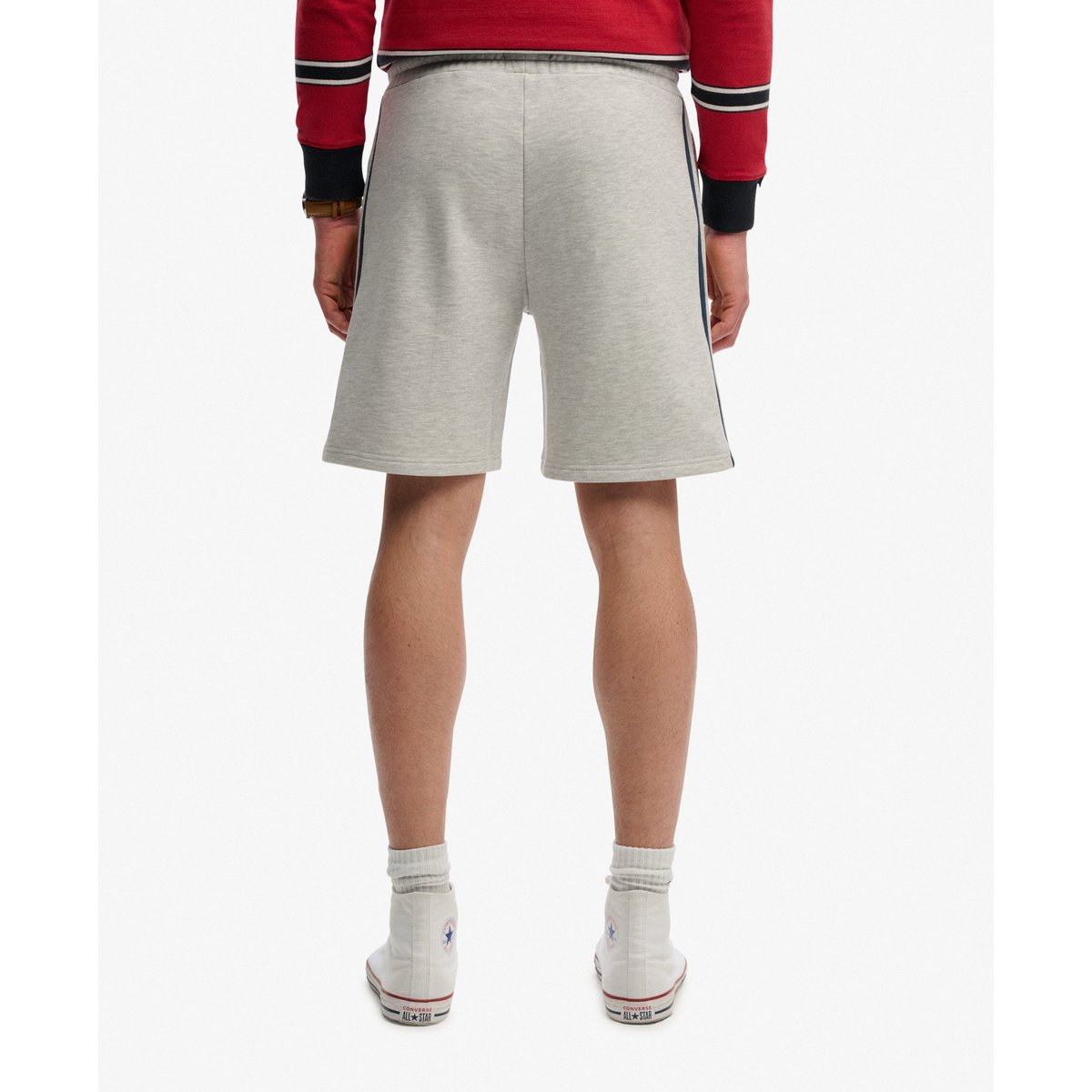 Short Athletic Essentials gris chiné cadet, SUPERDRY