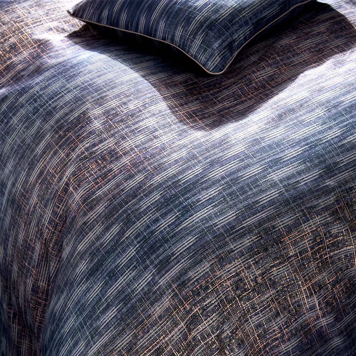Taie d'oreiller satin de coton MIST nocturne, GARNIER THIEBAUT