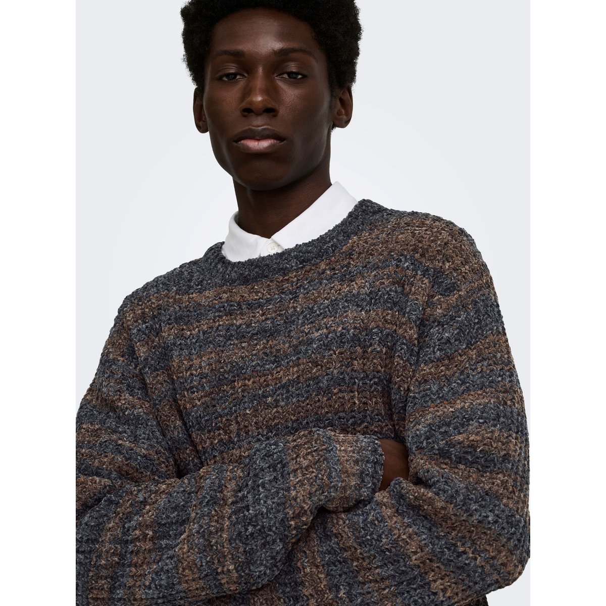 Pull En Maille black 1, ONLY & SONS