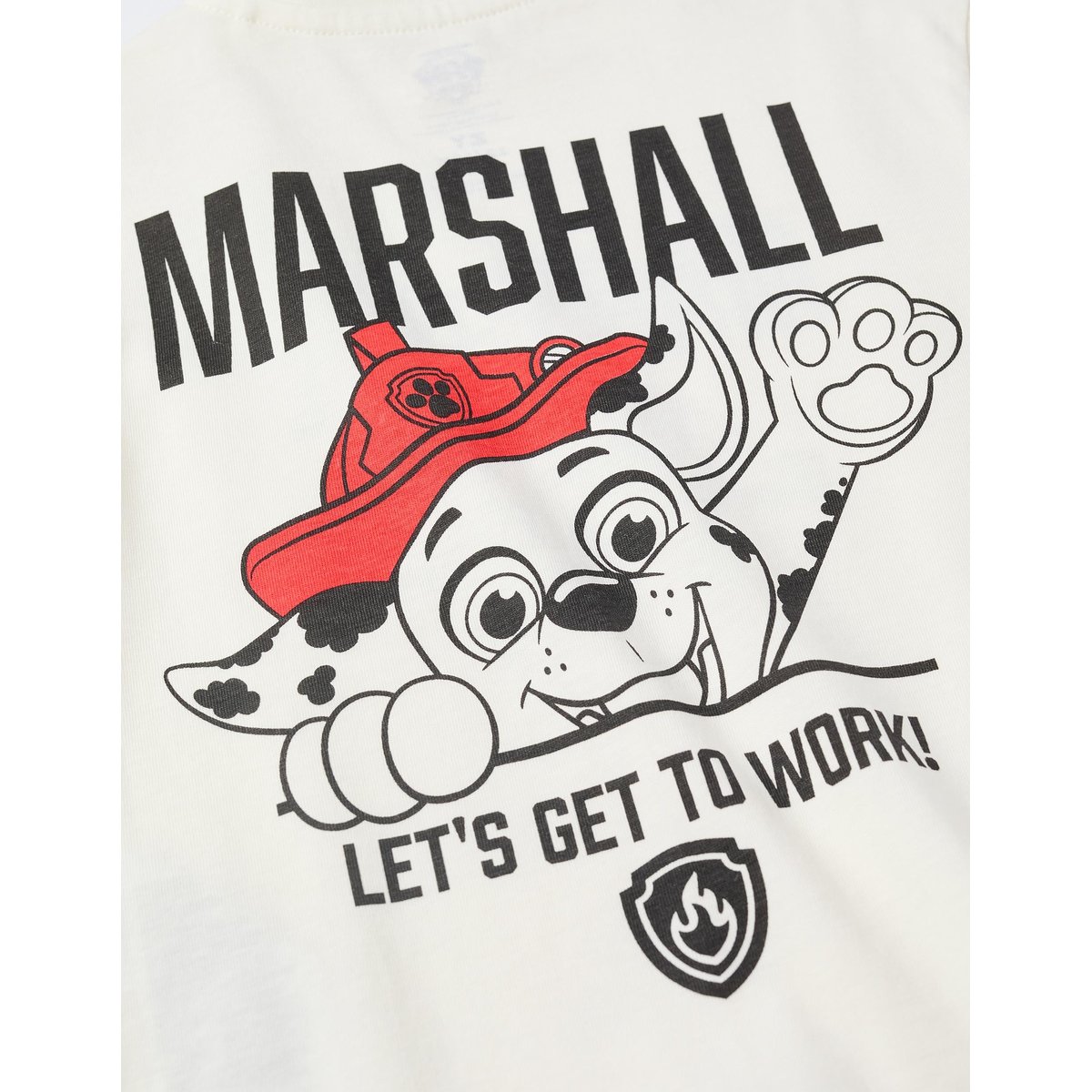 T-shirt en coton avec imprimés Marshall blanc, ZIPPY