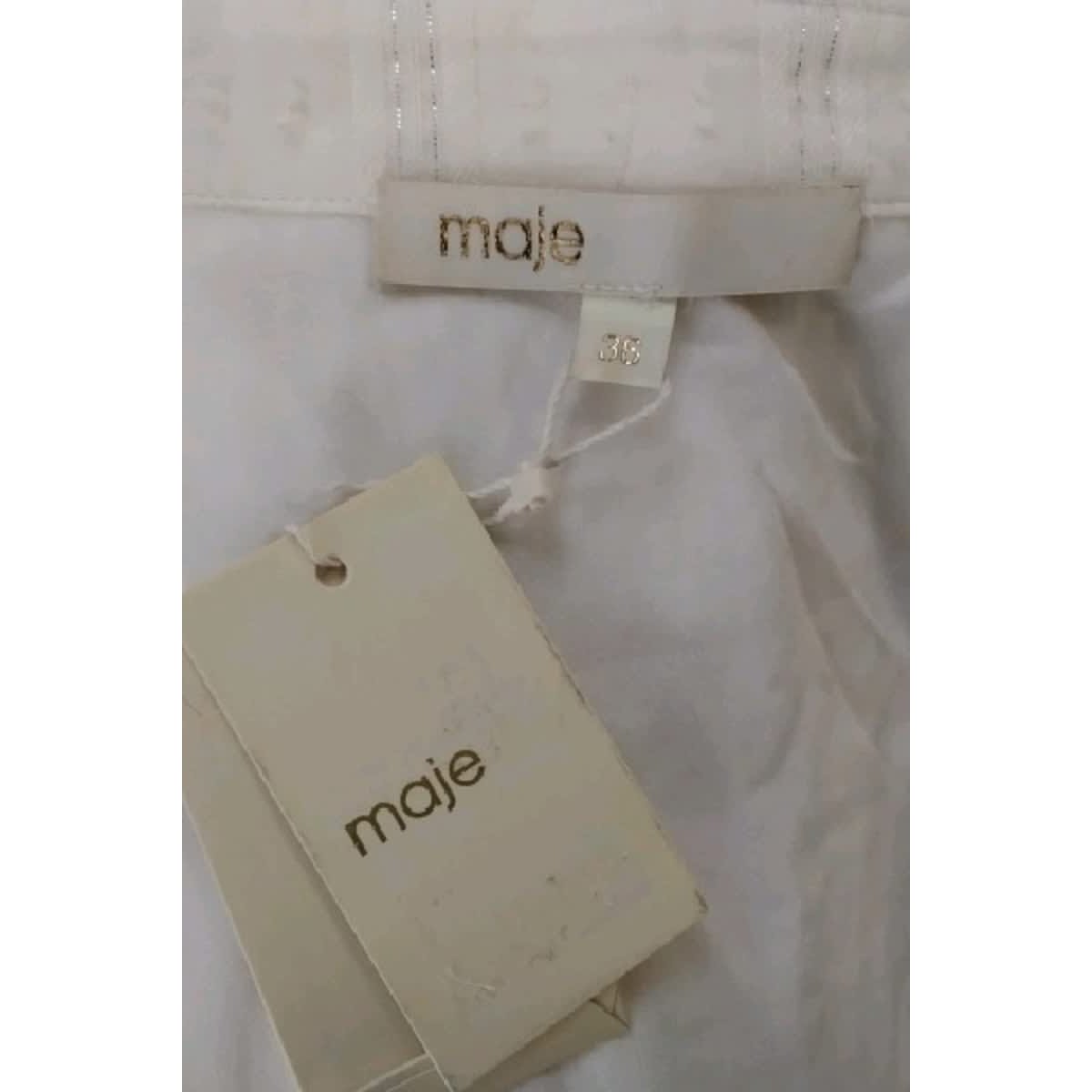 Robe - Très Bon État blanc, MAJE