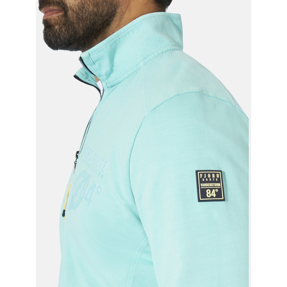 Sweatshirt ANSBERT turquoise, JAN VANDERSTORM