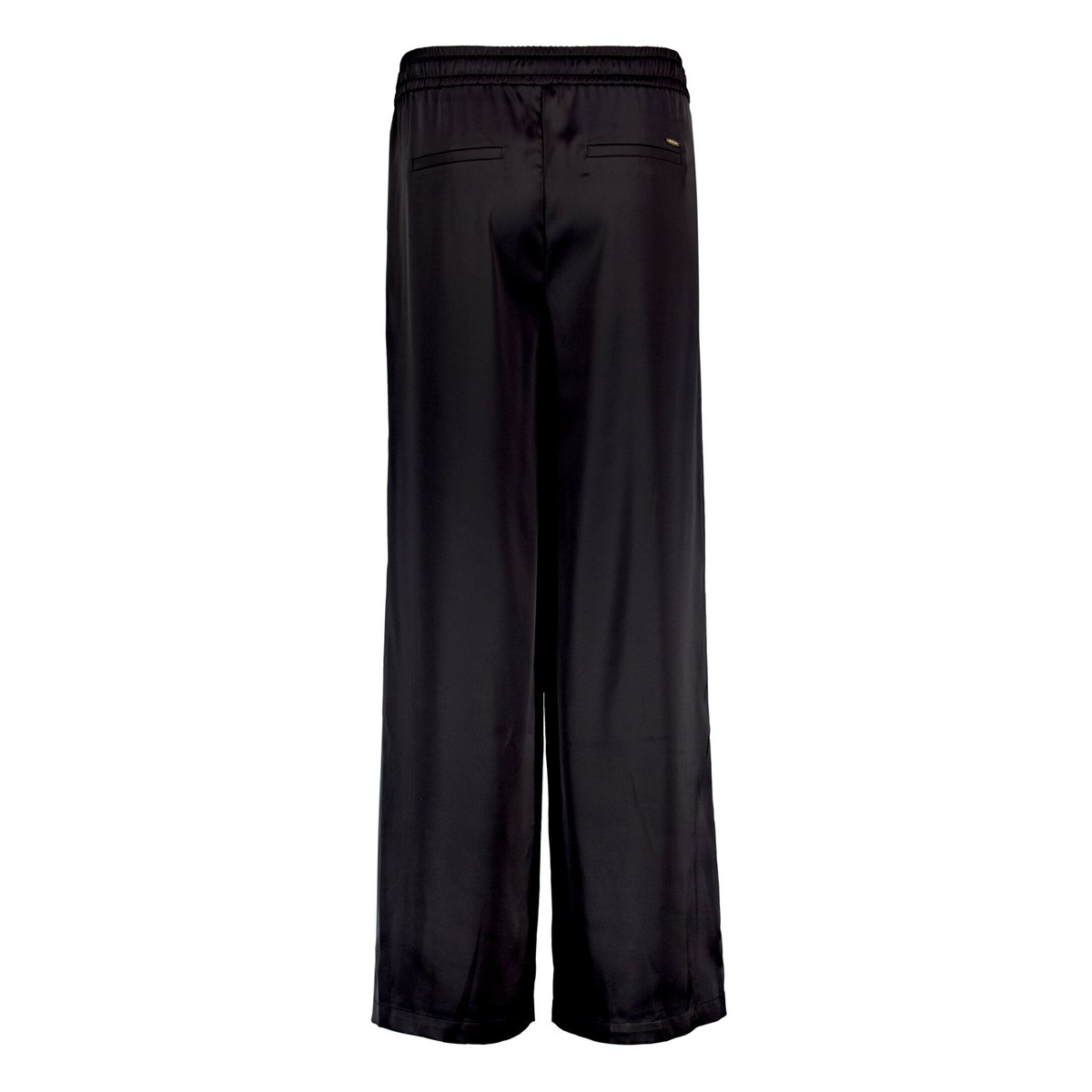 Pantalon à enfiler à jambes larges noir, BETTY & CO