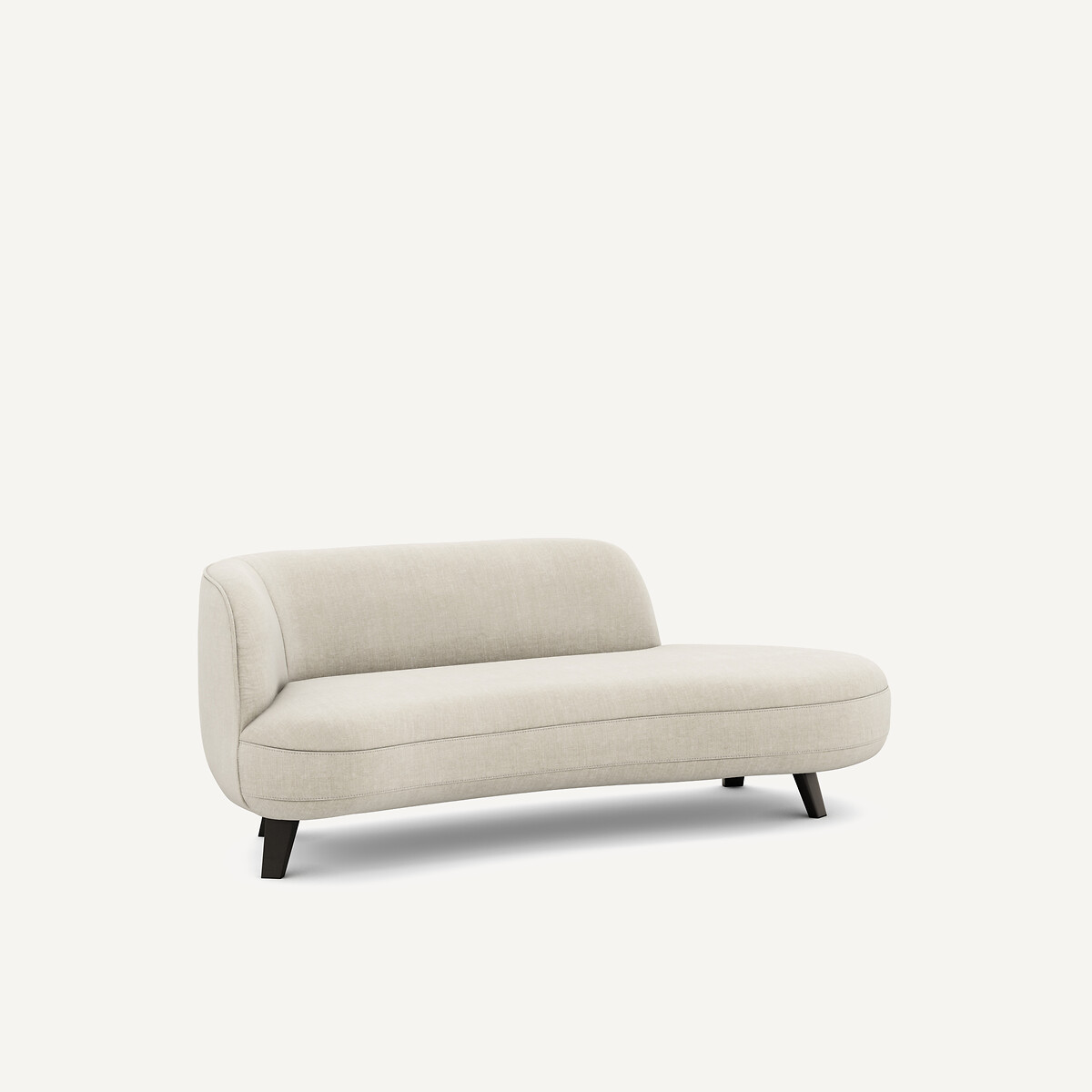 Canapé dormeuse coton et lin, ROSEBURY beige, AM.PM X EMMANUEL GALLINA