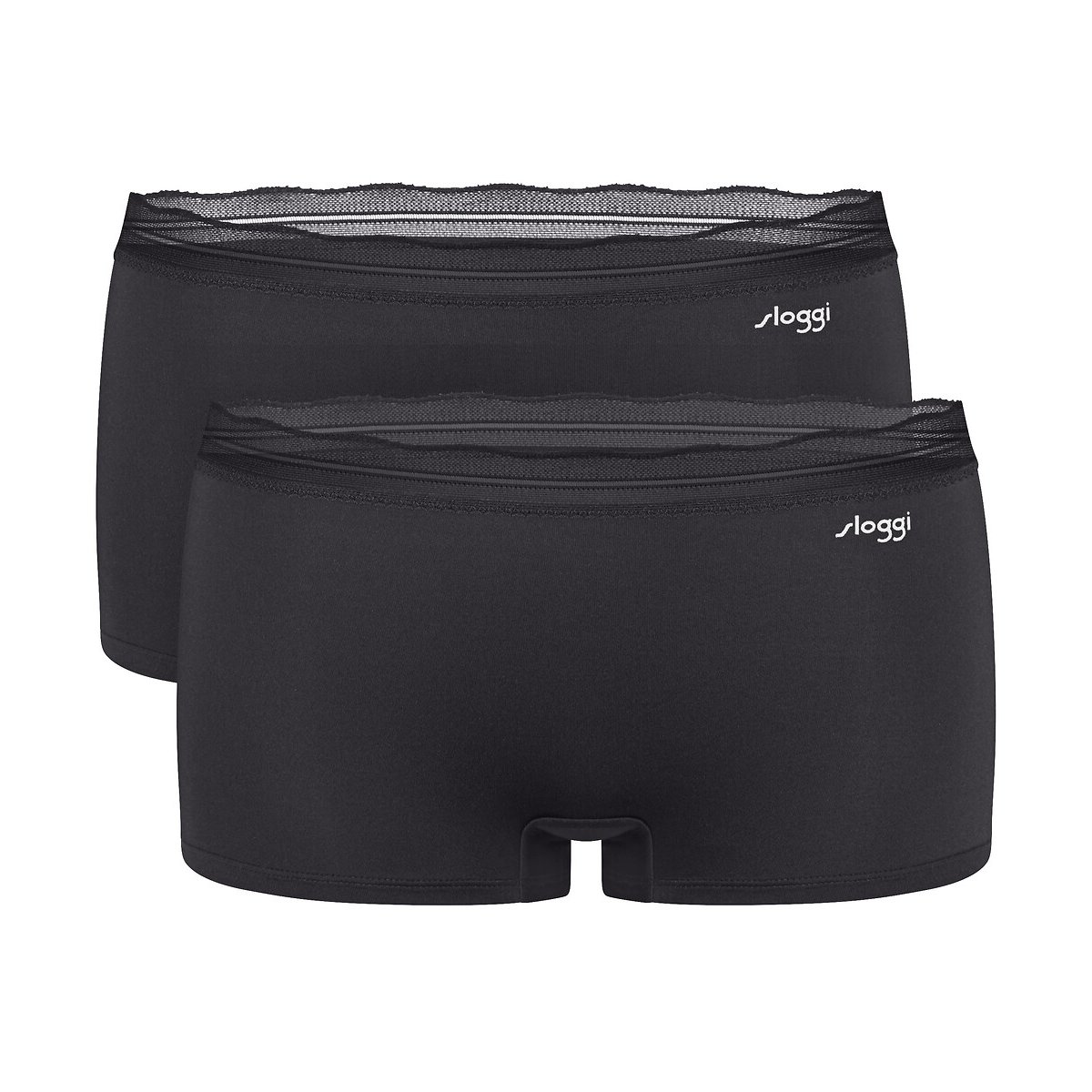 Confezione da 2 boxer GO BLUSH nero + nero , SLOGGI