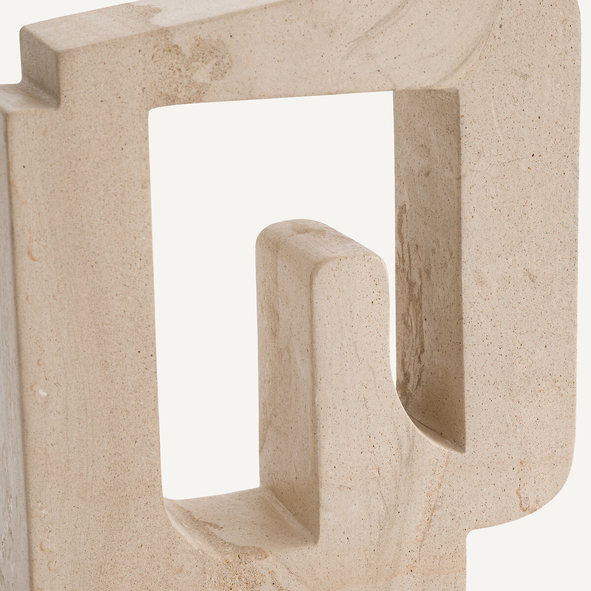 Beeldje van versteend hout, SHENAH naturel, AM.PM