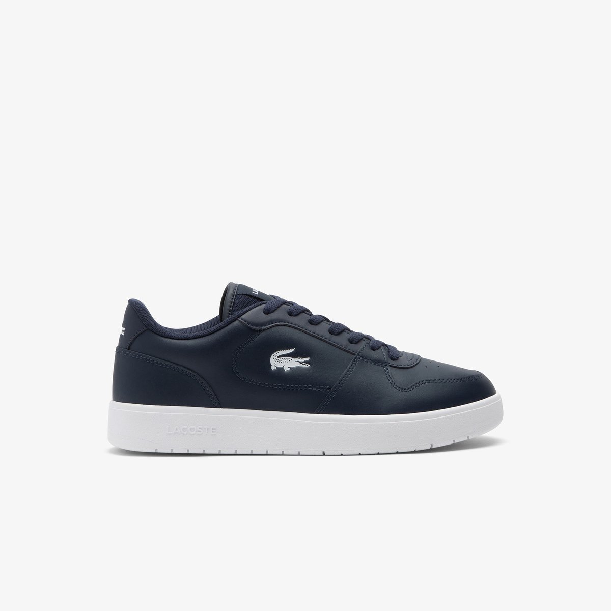 Sneakers Court Ace homme en cuir bleu-092, LACOSTE