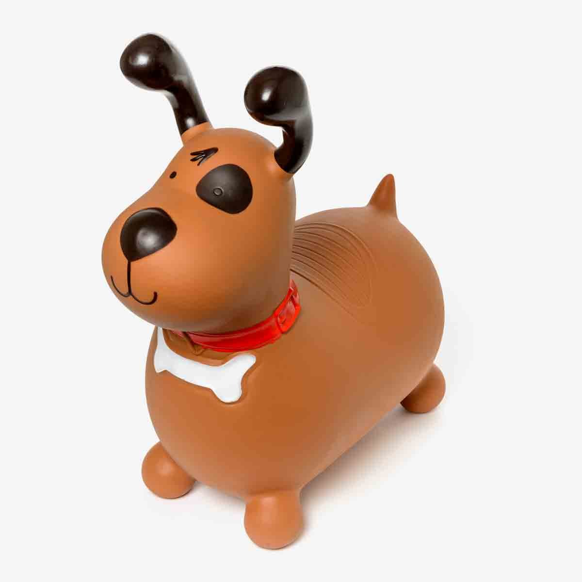 Animal sauteur chien blanc, OXYBUL