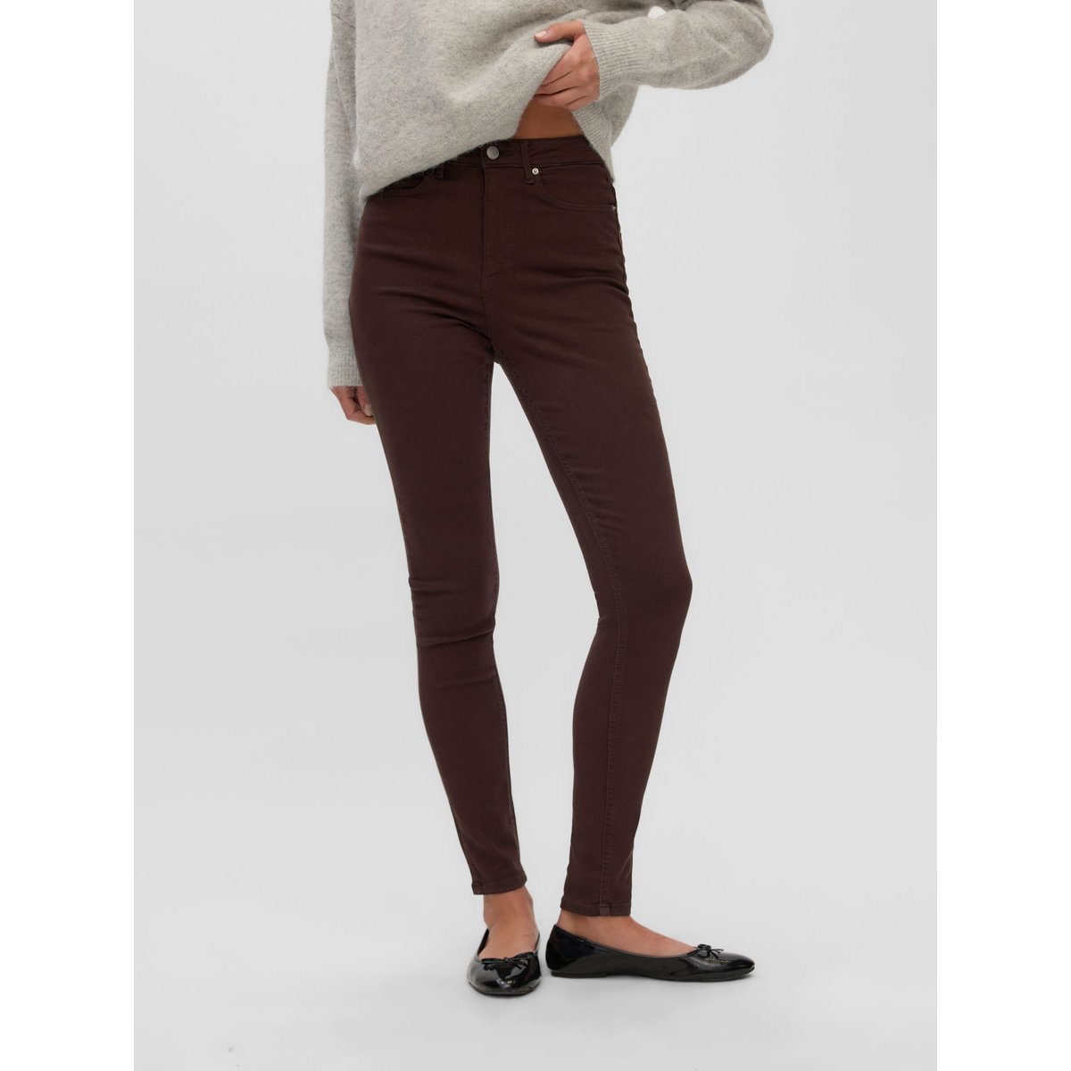 Jean Skinny marron - chocolate torte 1, VERO MODA