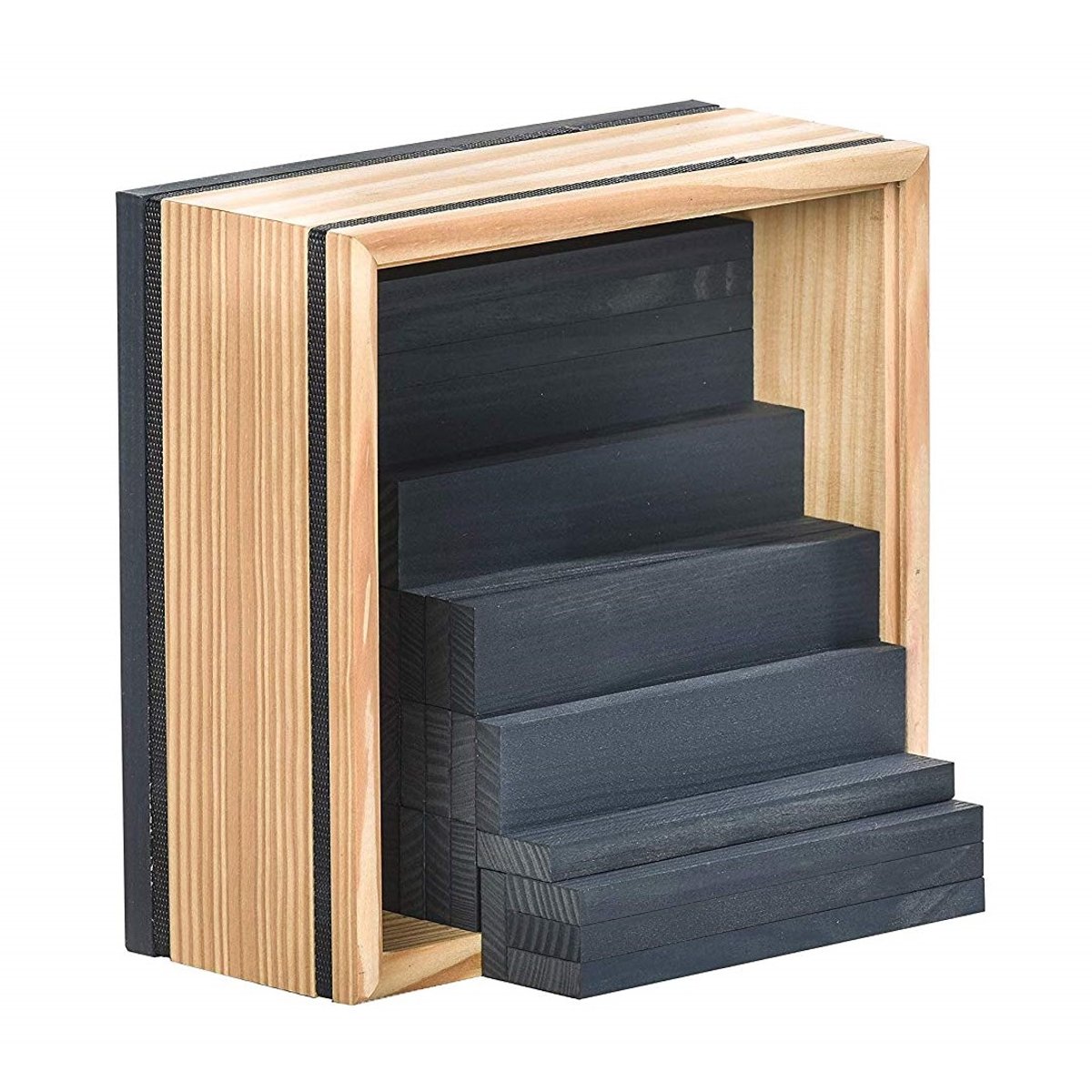 Coffret Kapla 40 planchettes bleu foncé, KAPLA