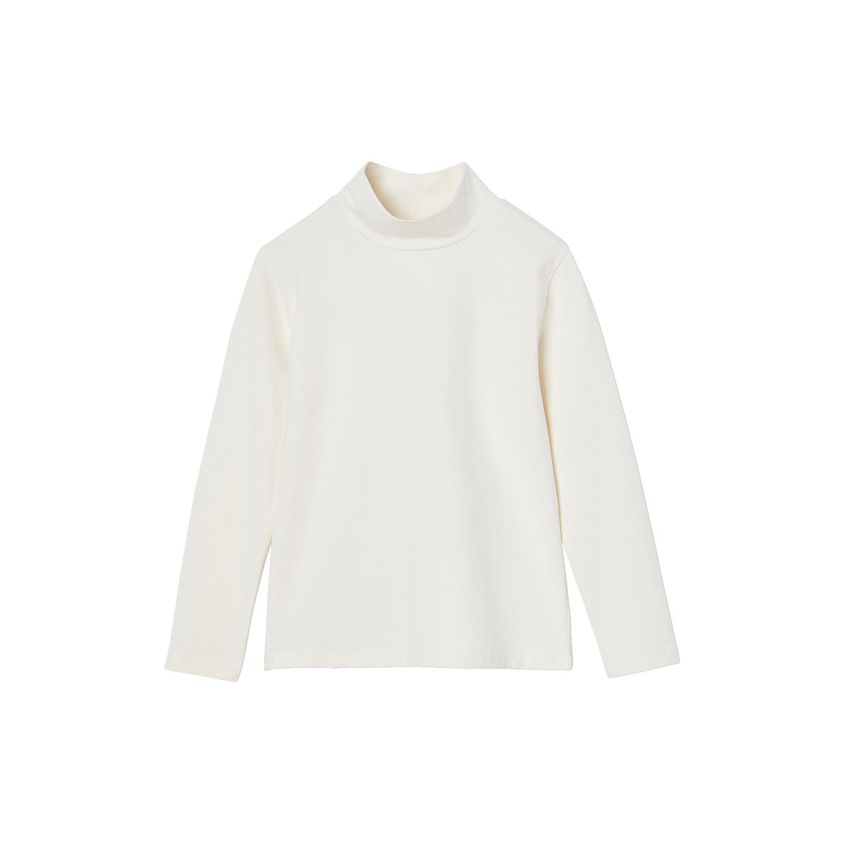 Lot de 3 tee-shirts BASICS à col montant bois de rose, VERTBAUDET