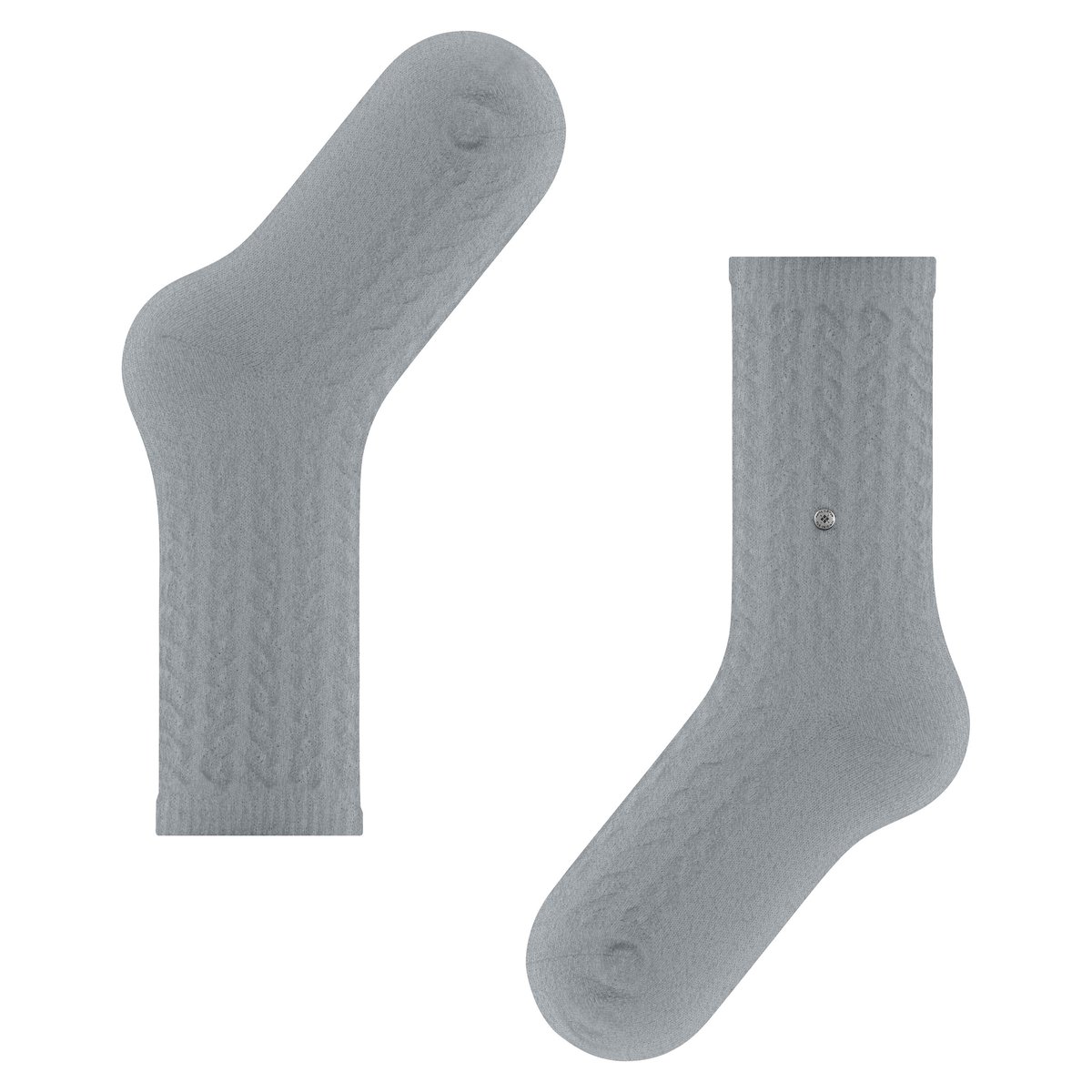 Chaussettes Cable Opaque argent, BURLINGTON
