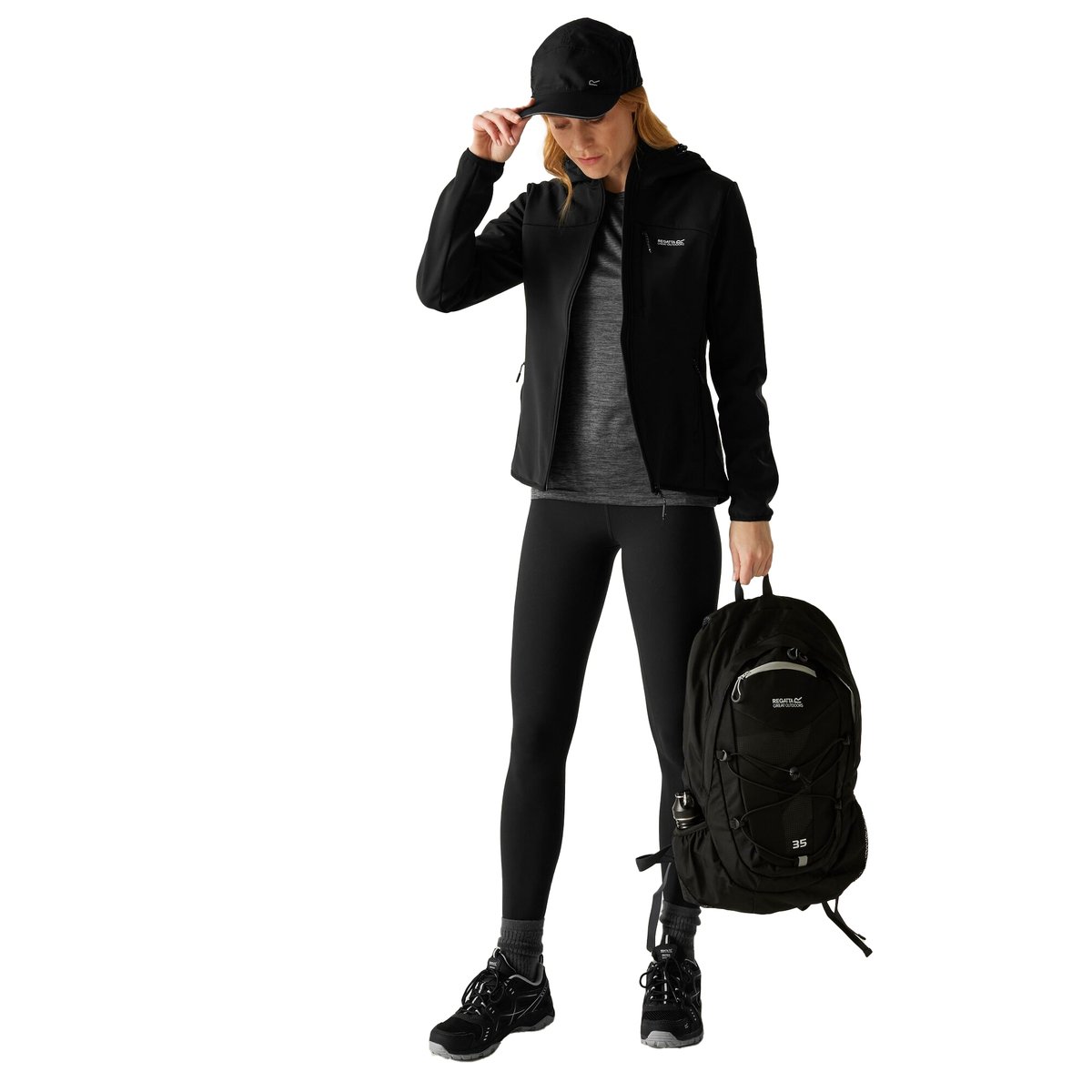 Veste softshell OSSEK noir, REGATTA