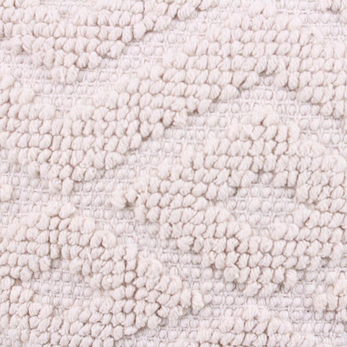 Coussin en tissu losanges 40x40cm beige, ORNAMI