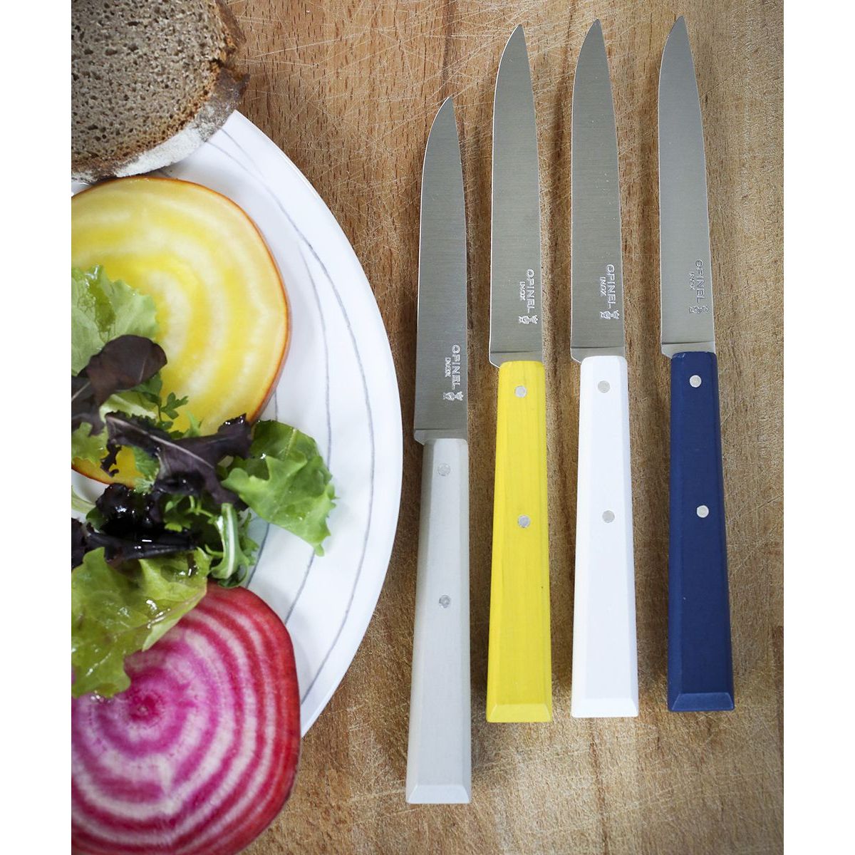Set de couteaux Bon Appétit CELESTE 4 couteaux de table multicolore, OPINEL