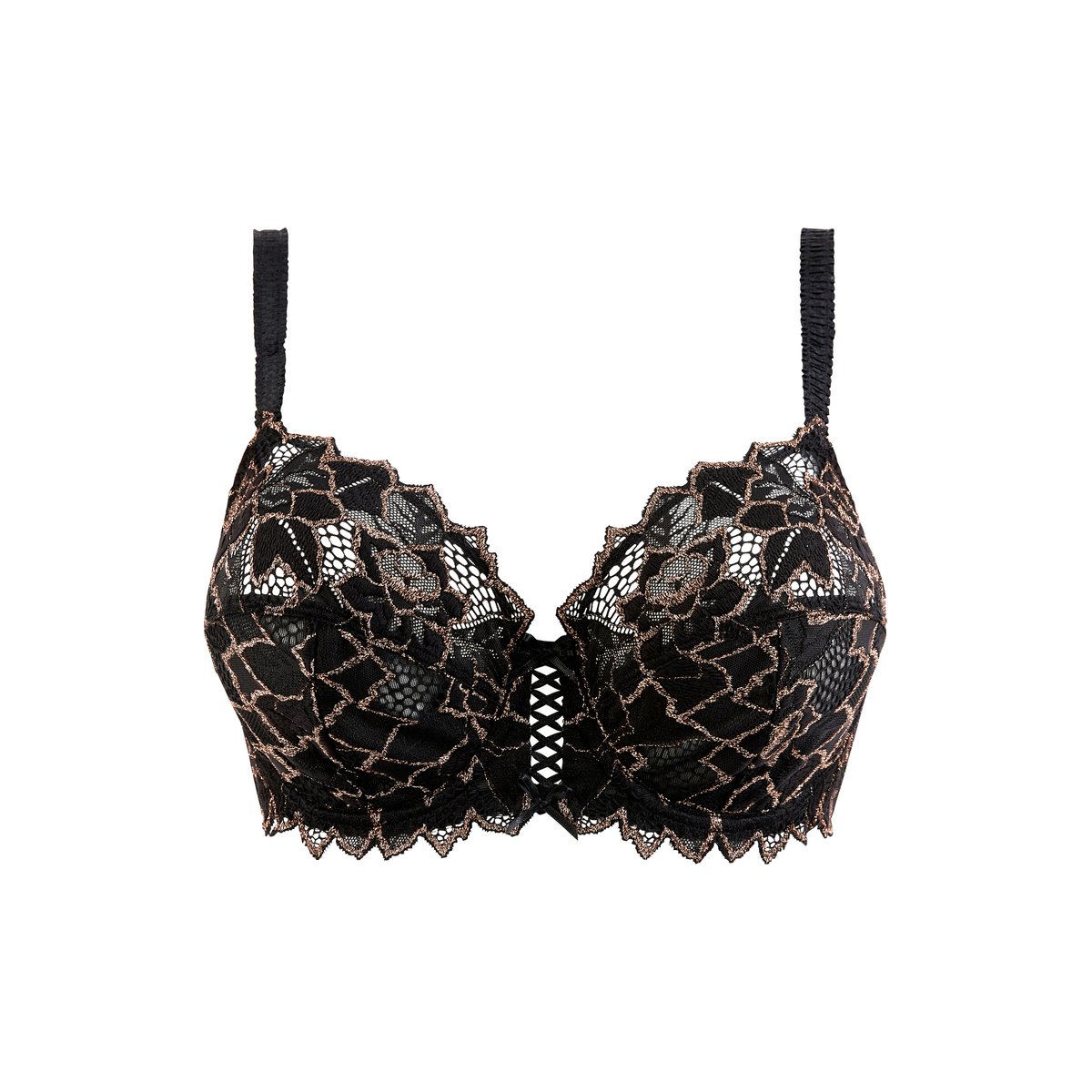 Soutien-gorge classique à armatures ARUM PARTY noir/cuivre, SANS COMPLEXE