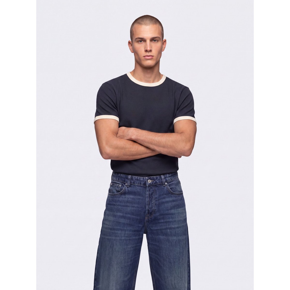 T-Shirt dark navy, ONLY & SONS