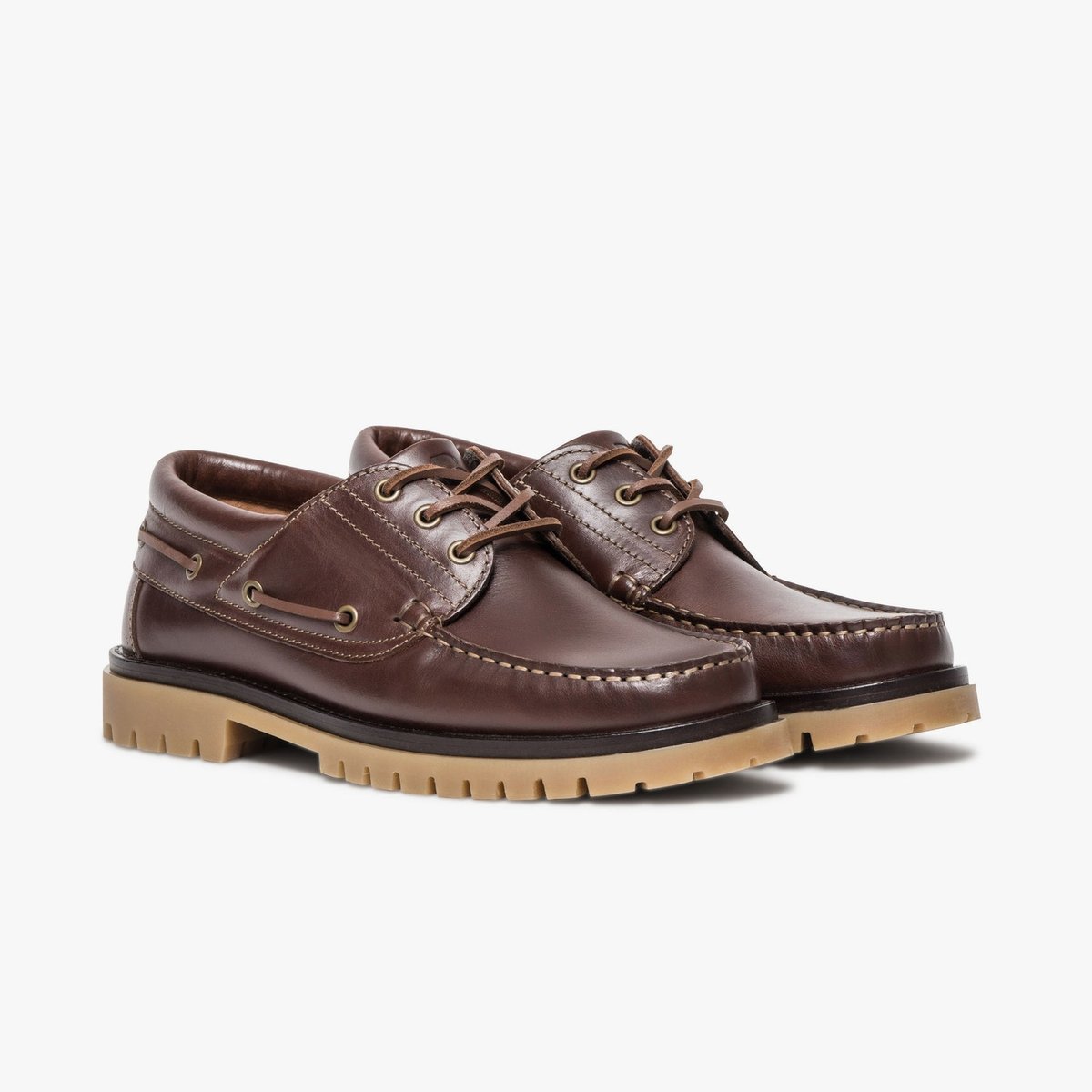 Derby en cuir LEVY cognac, BOCAGE