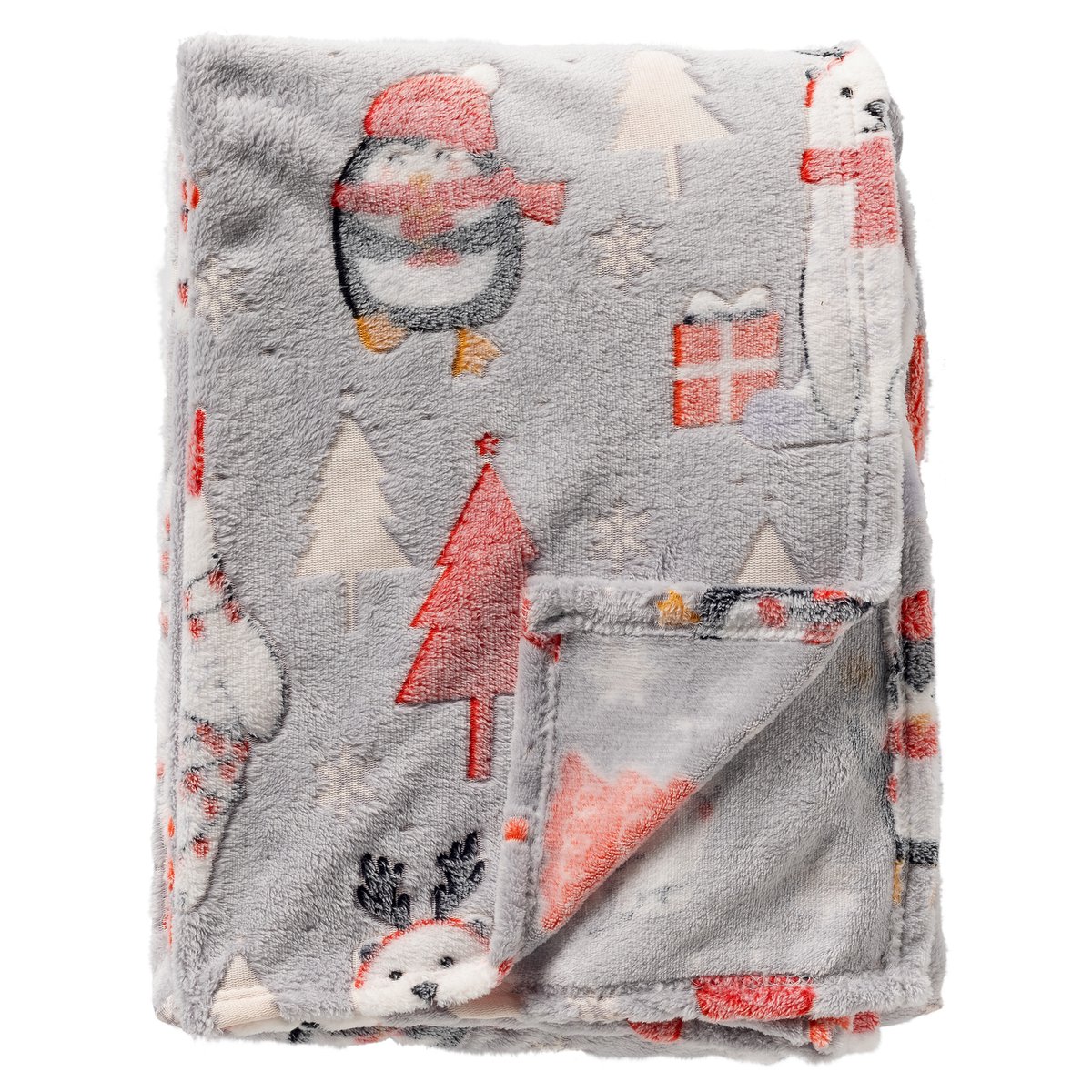 Plaid Santa Glow gris clair, DUTCH DECOR