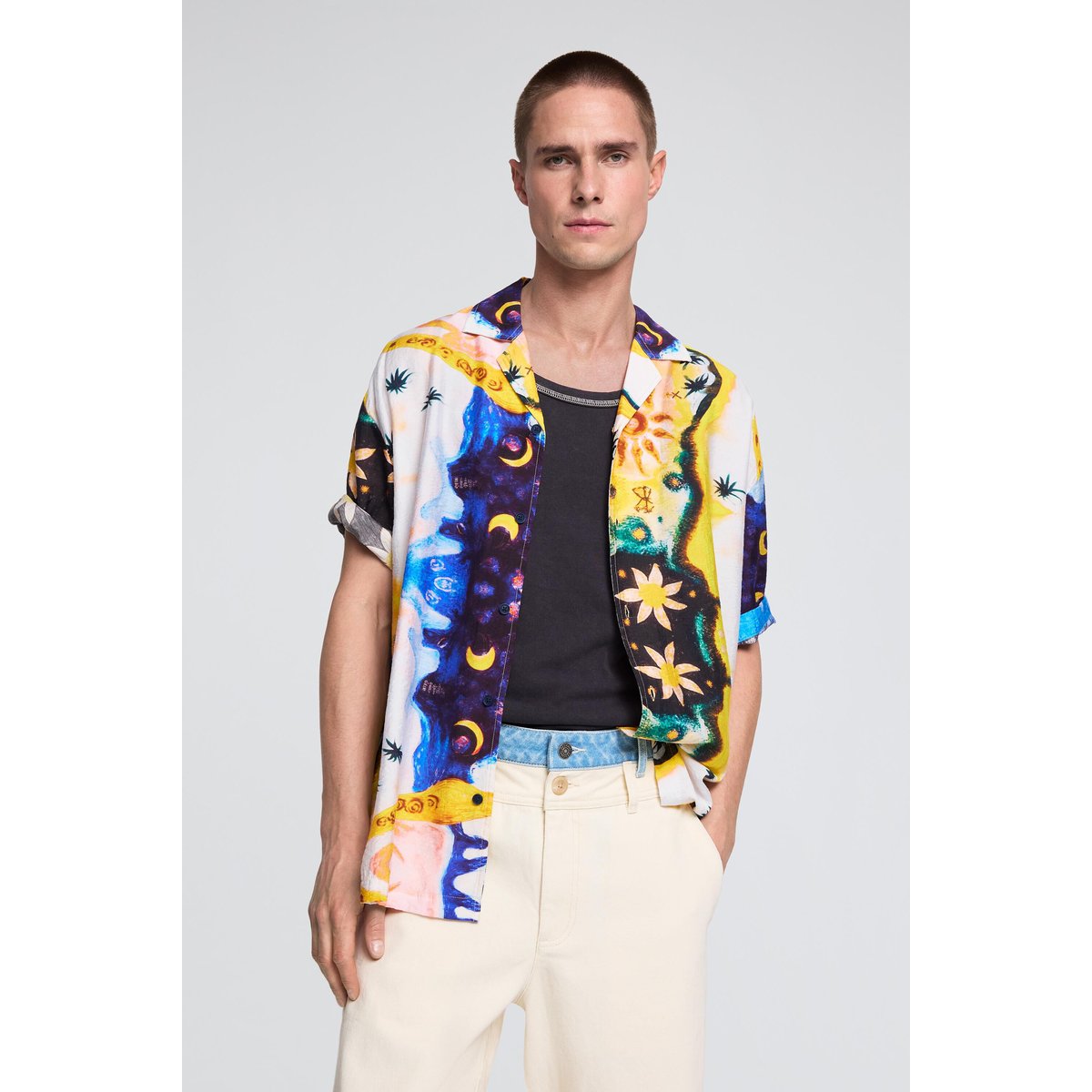 Bermuda hybride blanc, DESIGUAL