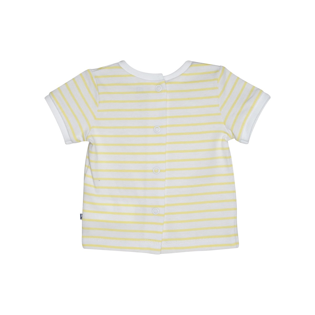 Tshirt salopette lancelot court naissance bleu, SUCRE D'ORGE