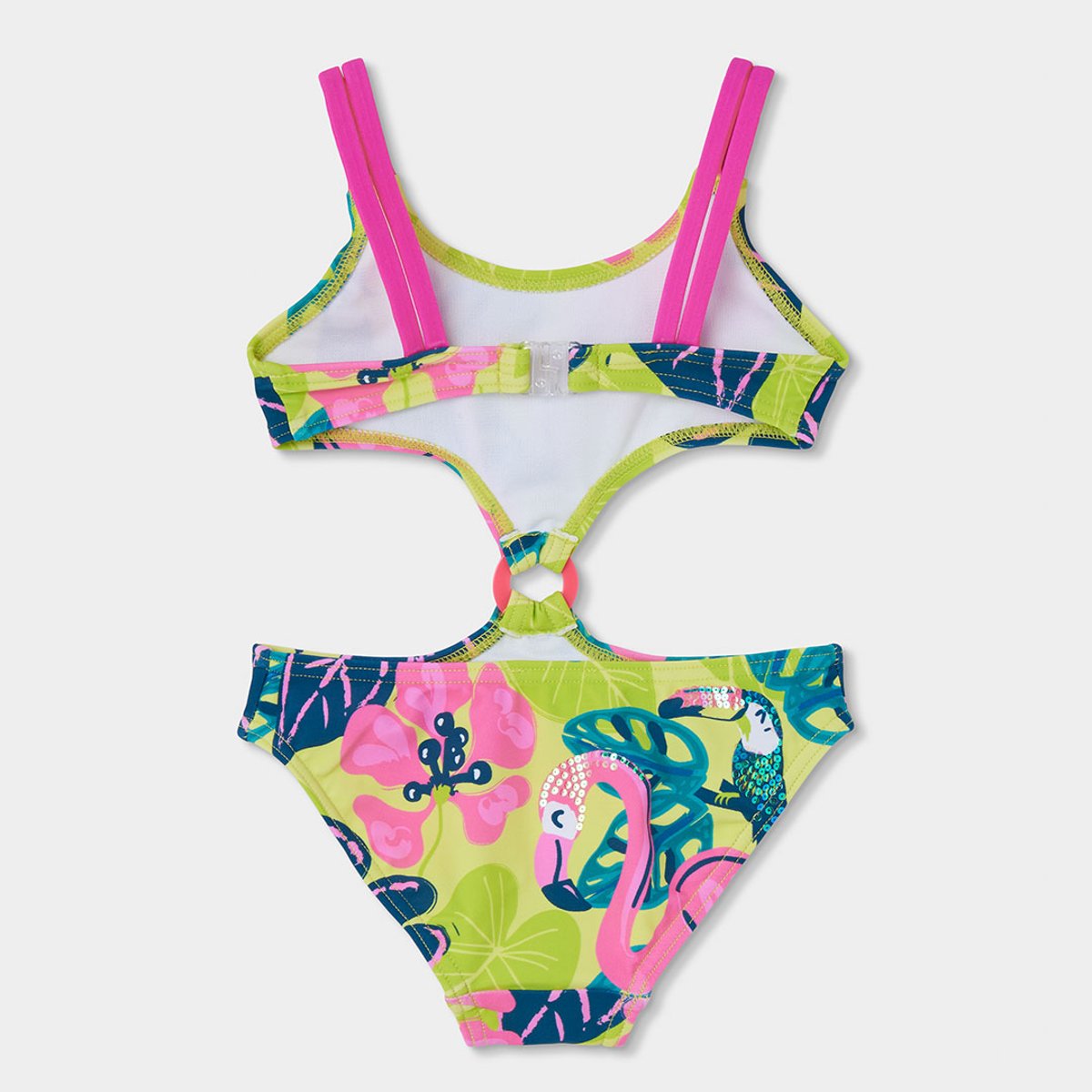 Trikini à motifs UPF 50+ vert, BOBOLI