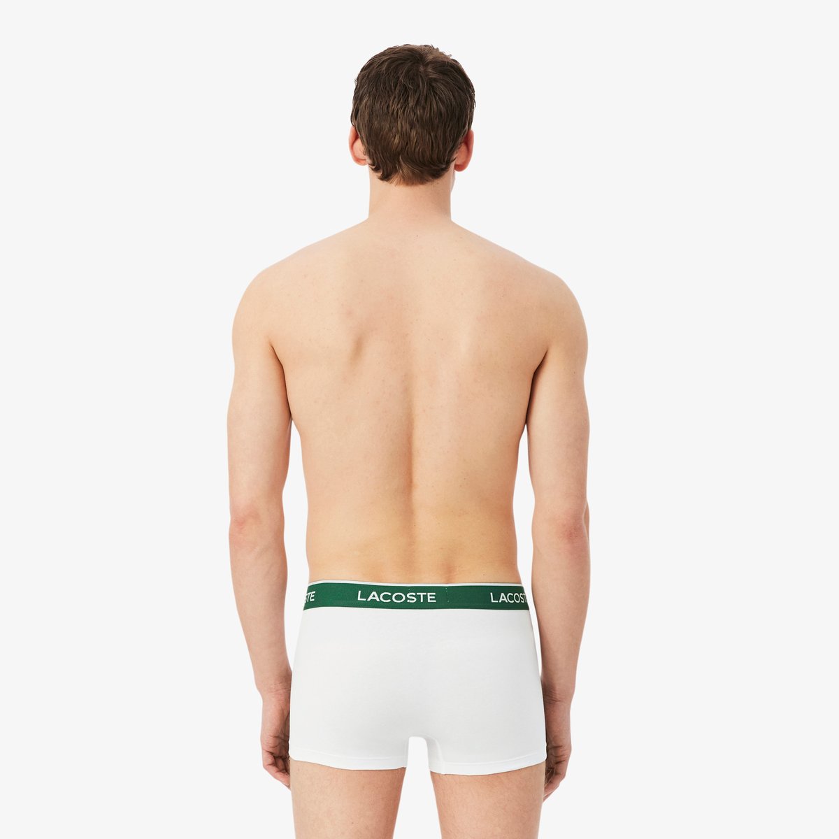 Lot de 3 boxers courts coton stretch noir-nua, LACOSTE