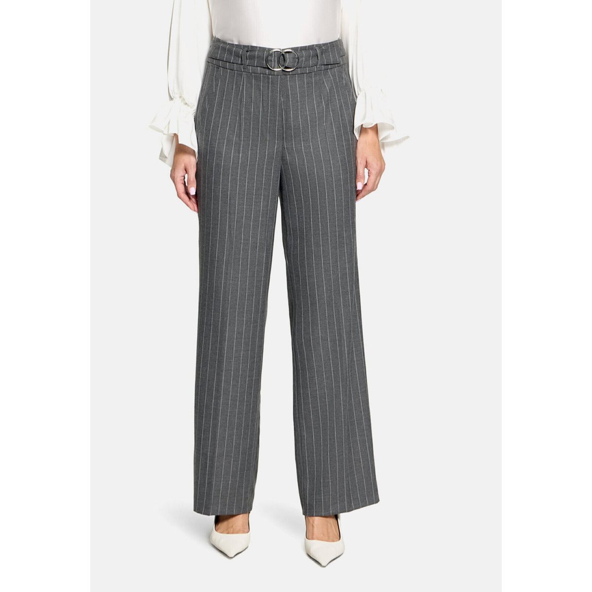 Pantalon Marlene à ceinture à nouer magnet, BETTY BARCLAY