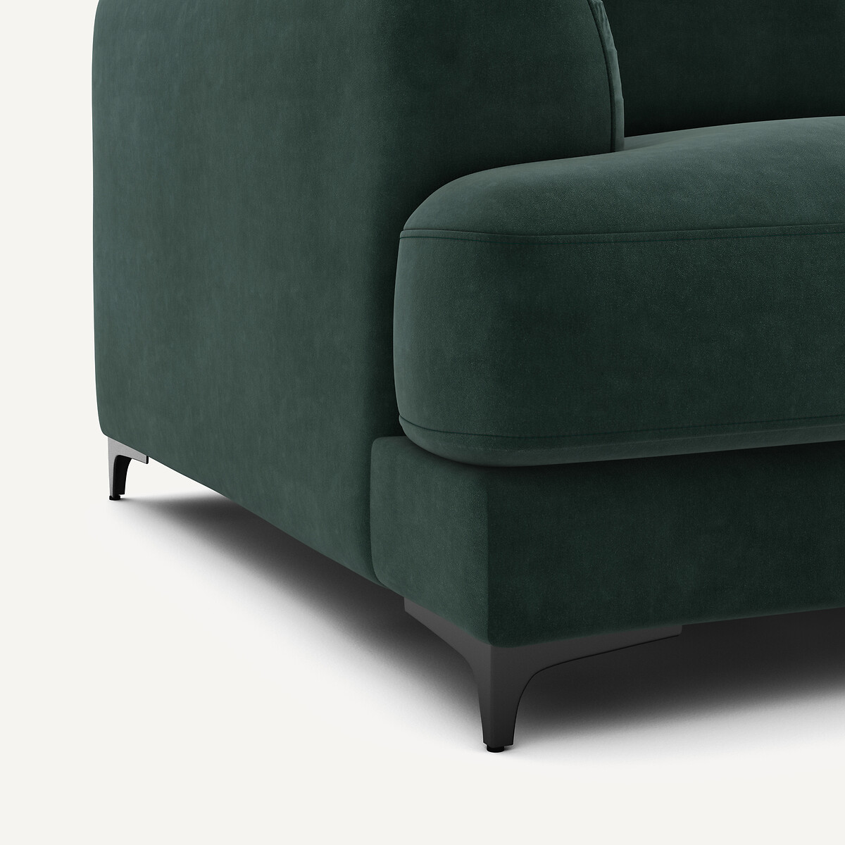 Divano letto 3P velluto, Marsile verde zar , AM.PM
