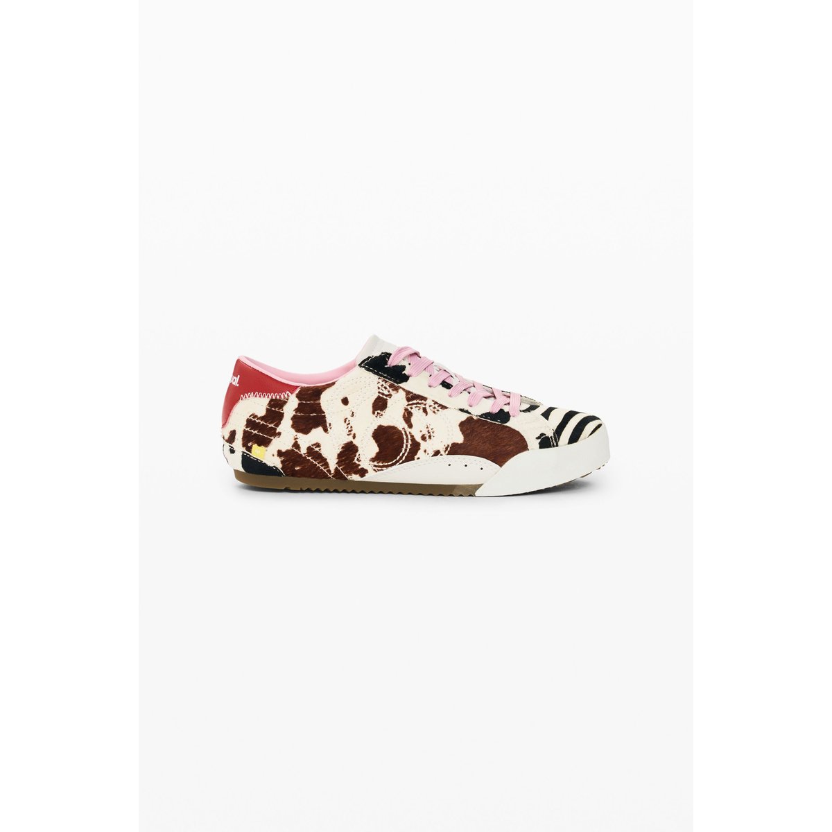Baskets Animal Patch 100 % cuir multicolore, DESIGUAL